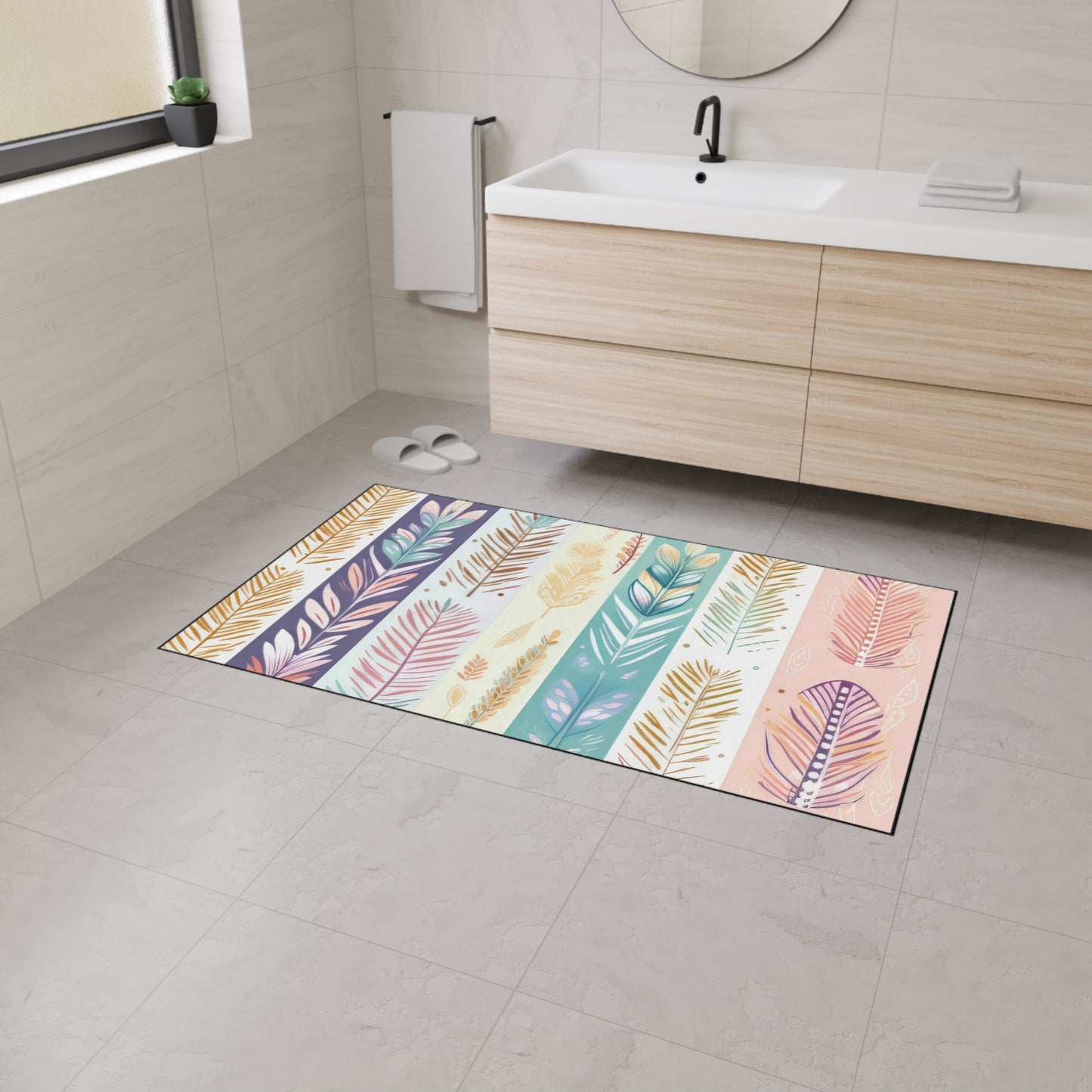 Eco-Friendly Leaf Pattern Heavy Duty Floor