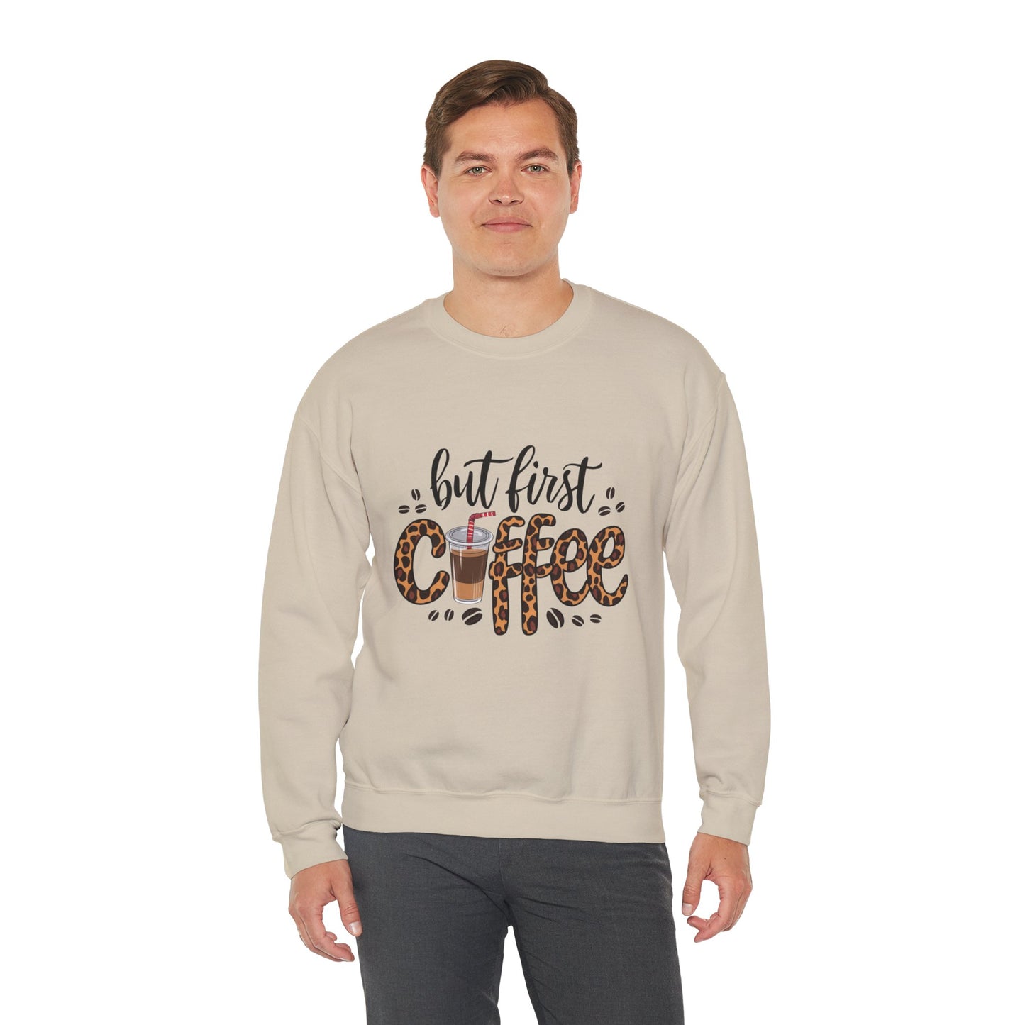But First Coffee Crewneck Sweatshirt