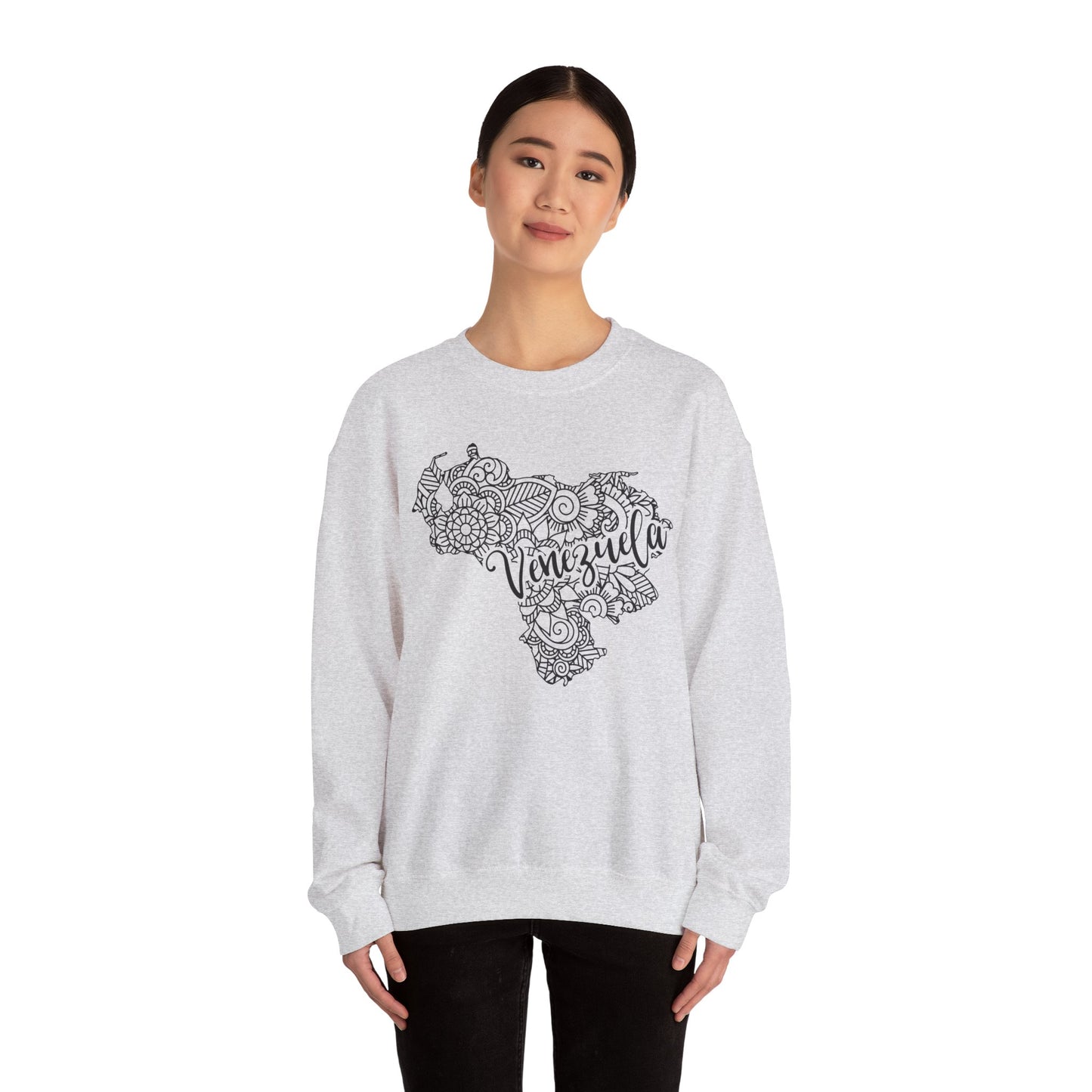 Venezuela Map Crewneck Sweatshirt