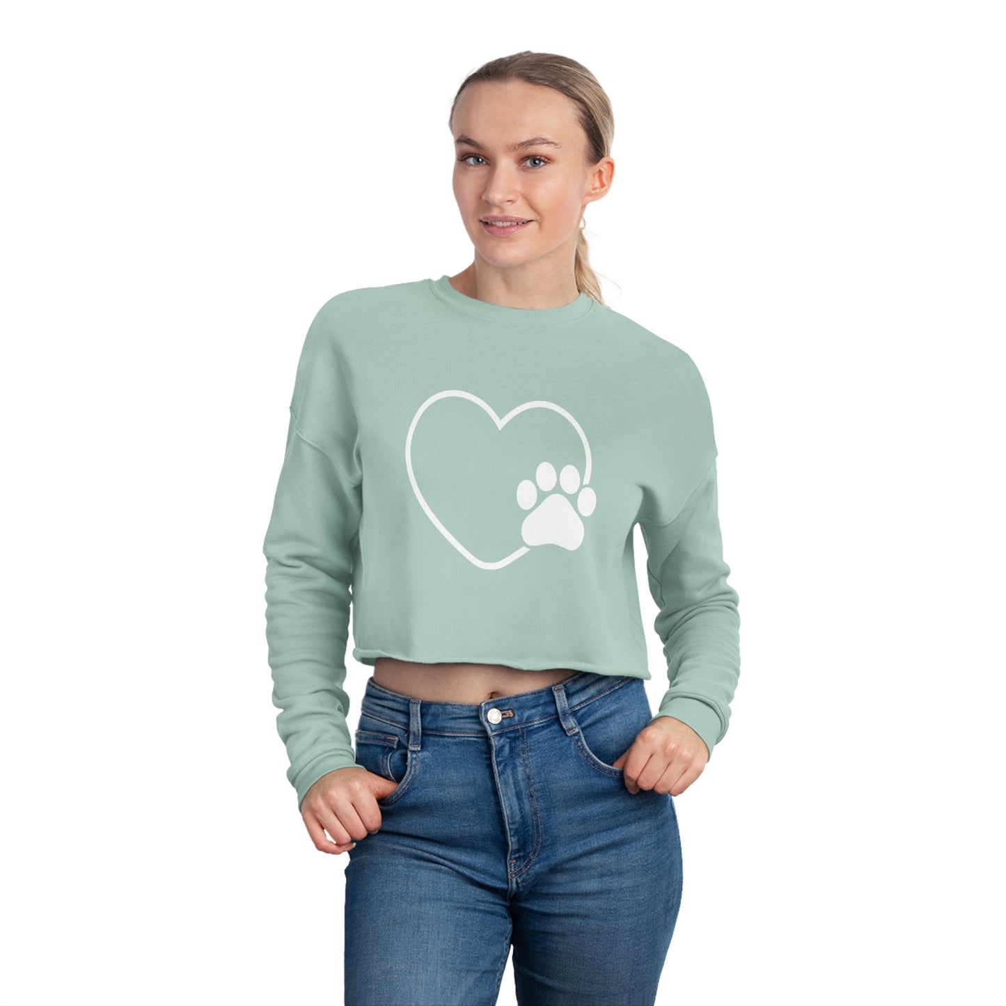 Pet Lover's Cropped Sweatshirt