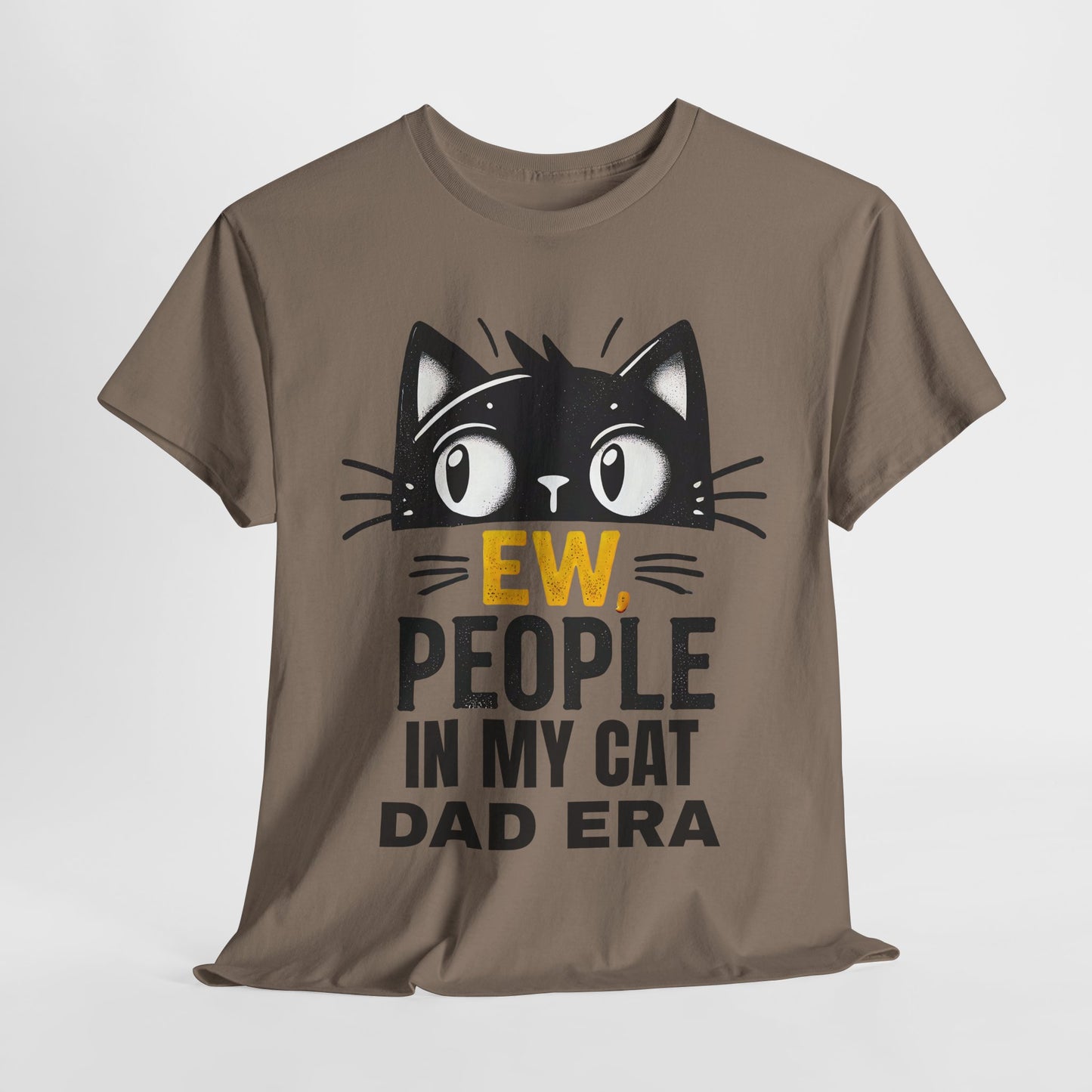 PEOPLE IN MY CAT DAD ERA Unisex Heavy Cotton Tee