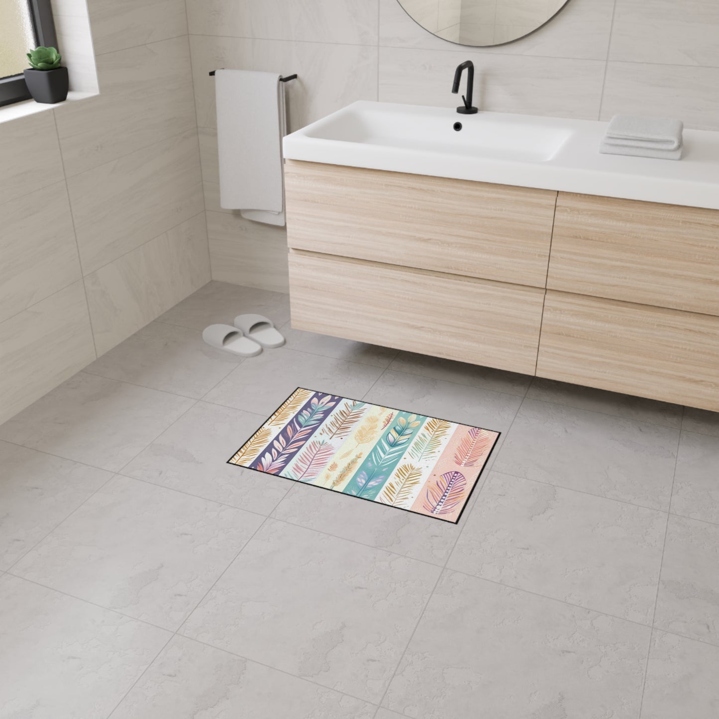 Eco-Friendly Leaf Pattern Heavy Duty Floor