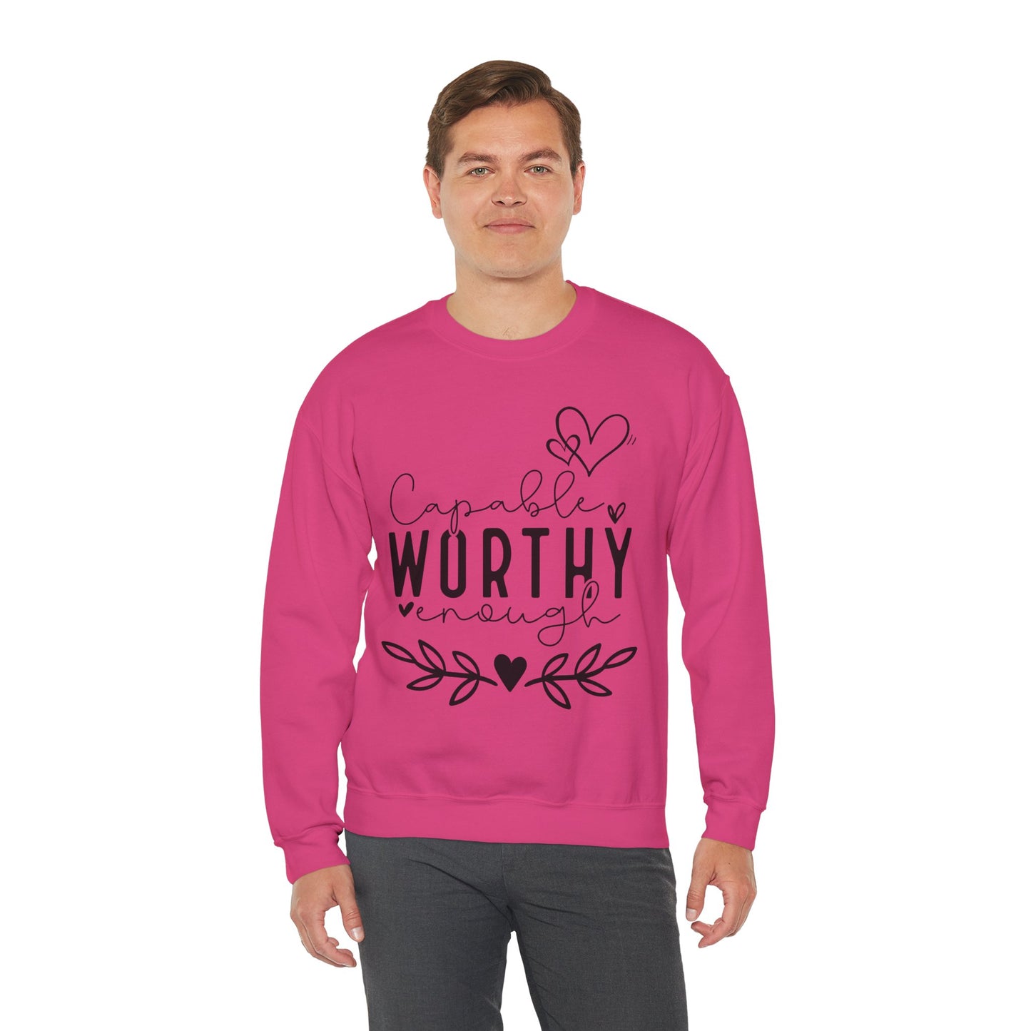 Capable & Worthy Unisex Crewneck Sweatshirt