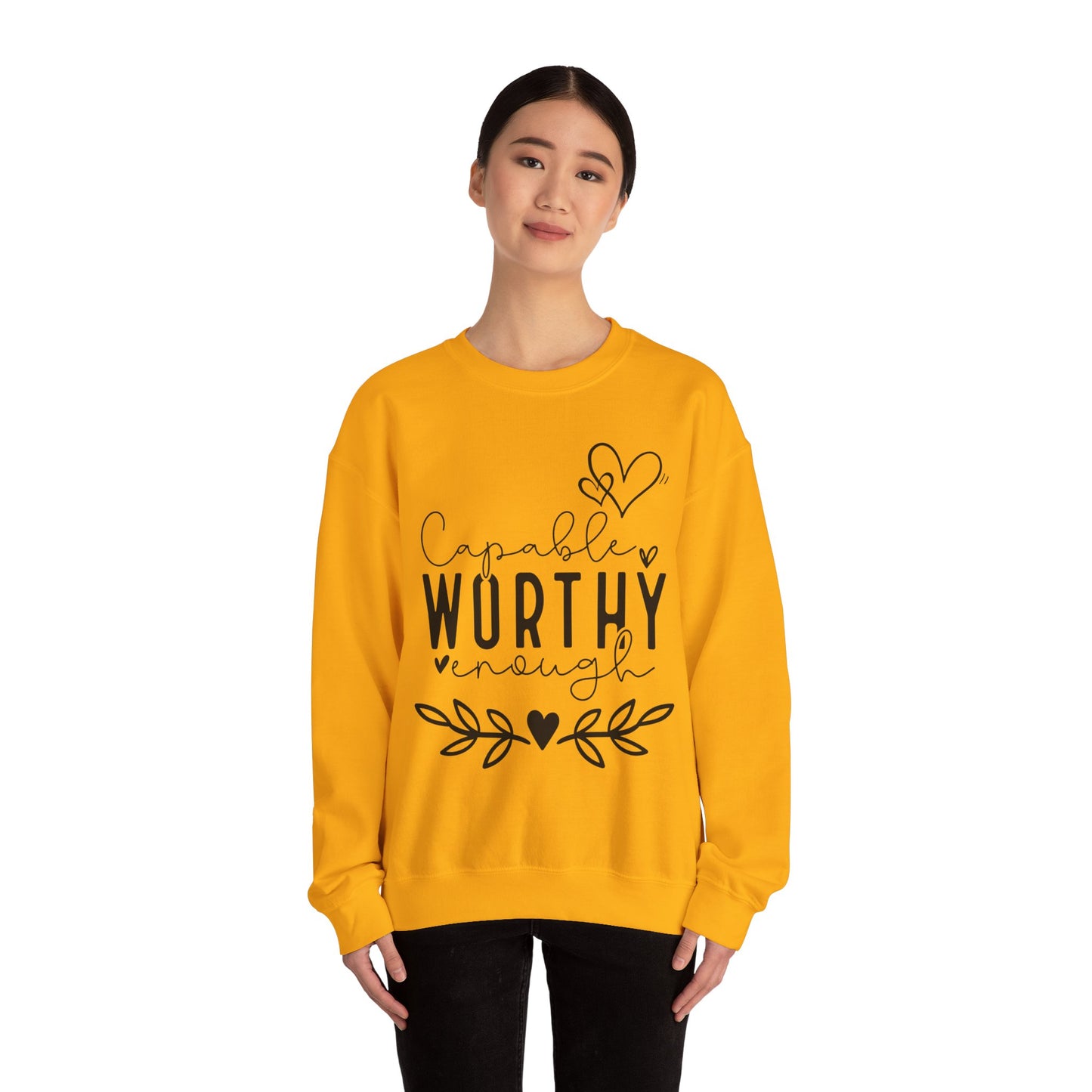 Capable & Worthy Unisex Crewneck Sweatshirt