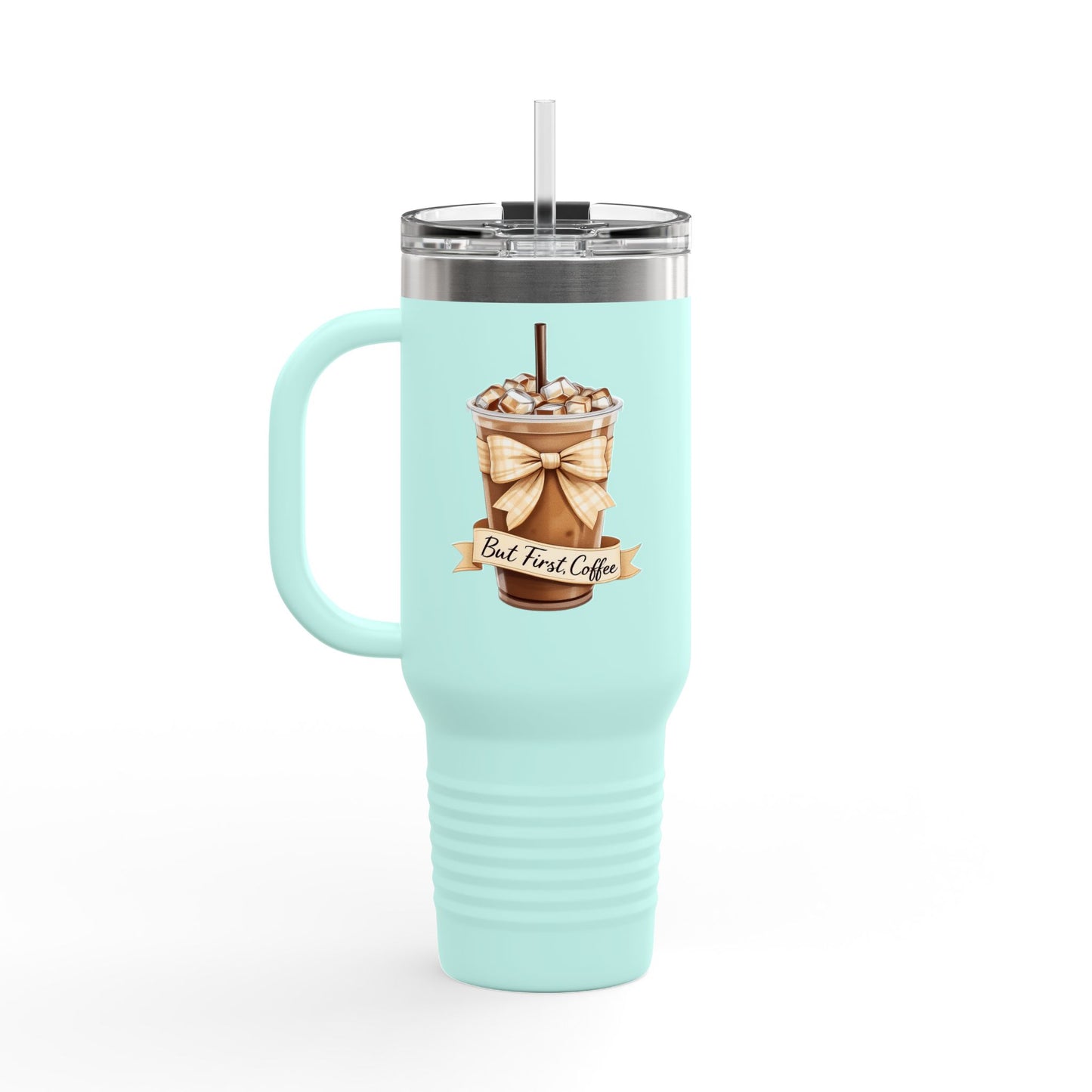 But First Coffee Insulated Travel Mug