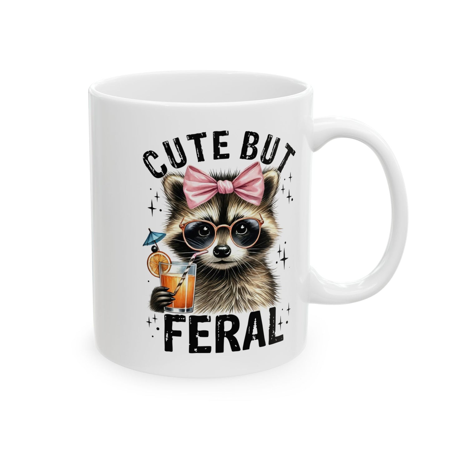 Cute But Feral Cat Mug