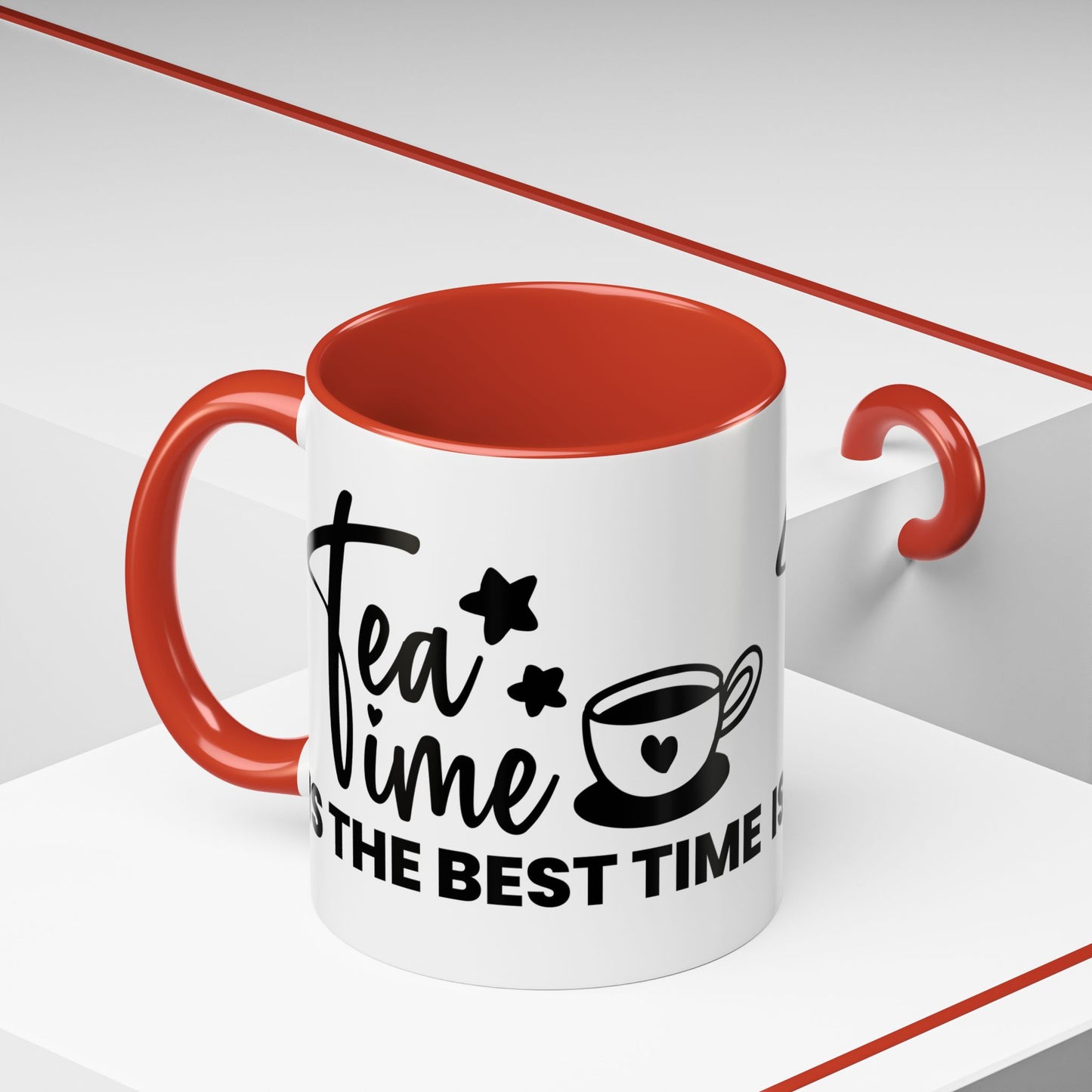 Tea Time Accent Coffee Mug