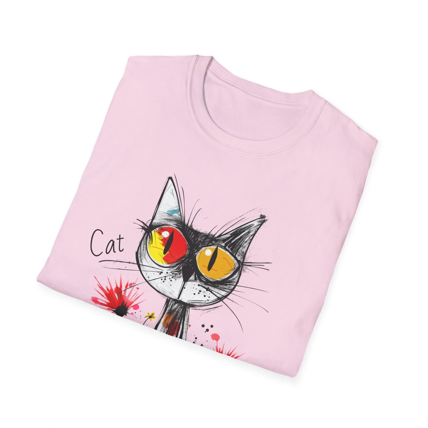 Cat Love Unisex Softstyle T-Shirt