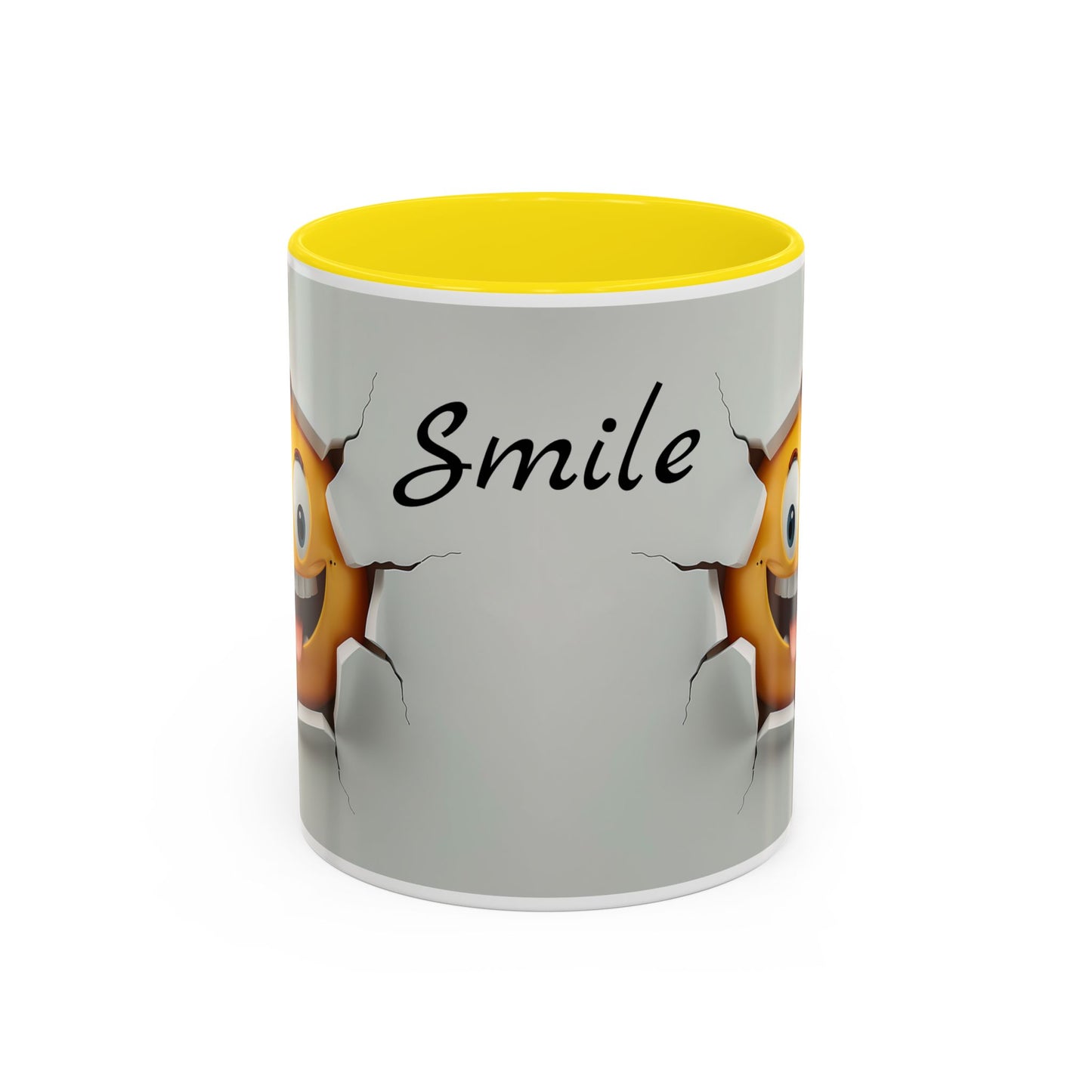 Funny Smile Accent Coffee Mug