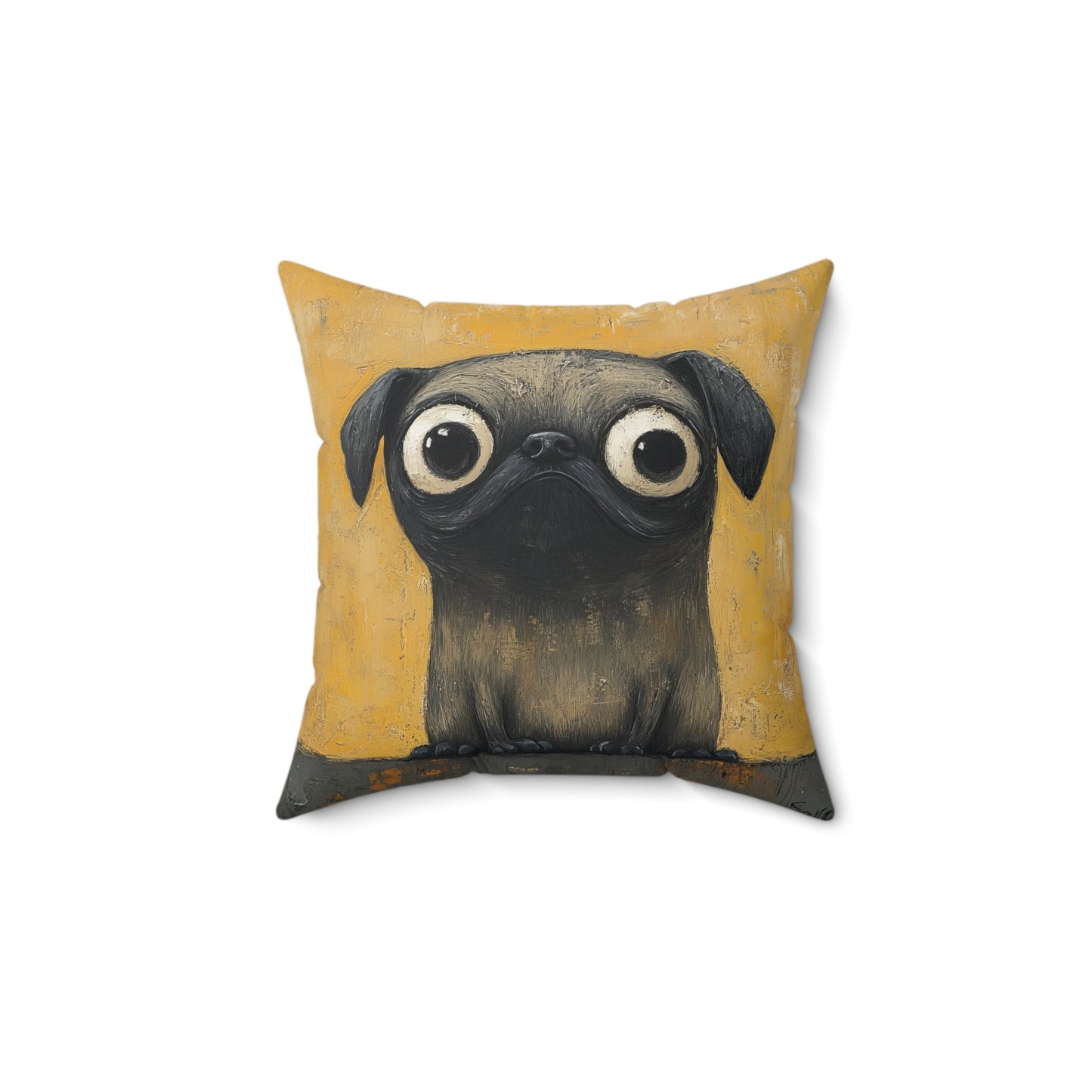 Pug & Paw Pillow for Pet Lovers