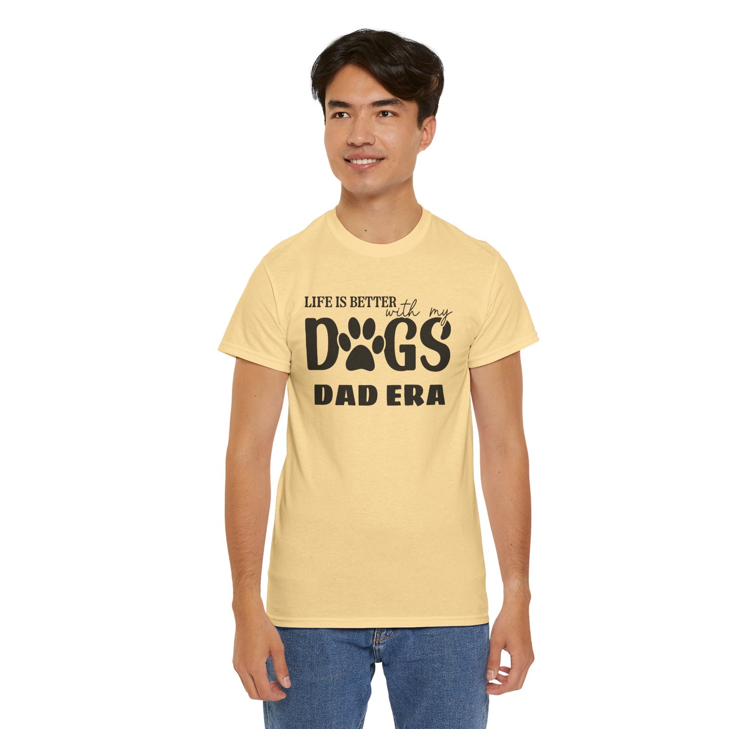 Life is Better with My Dogs Unisex Heavy Cotton Tee