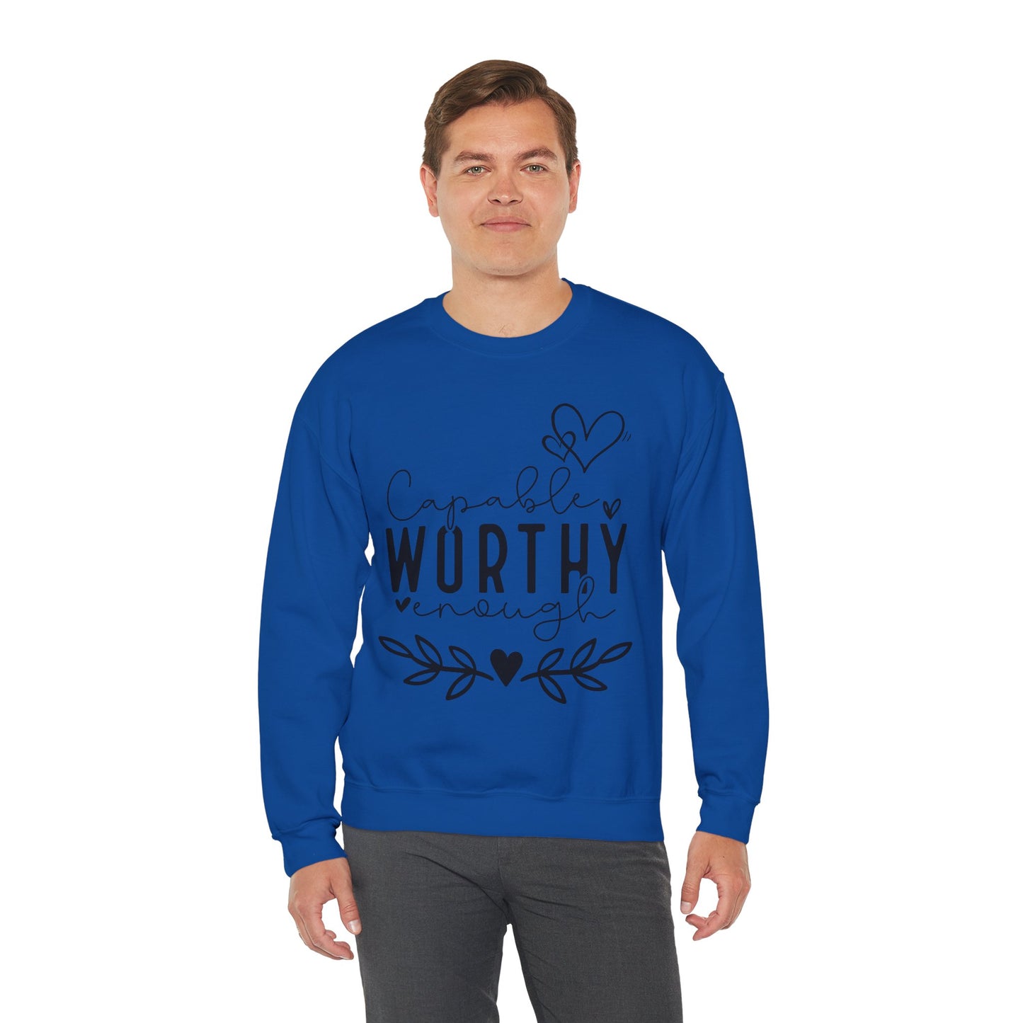 Capable & Worthy Unisex Crewneck Sweatshirt