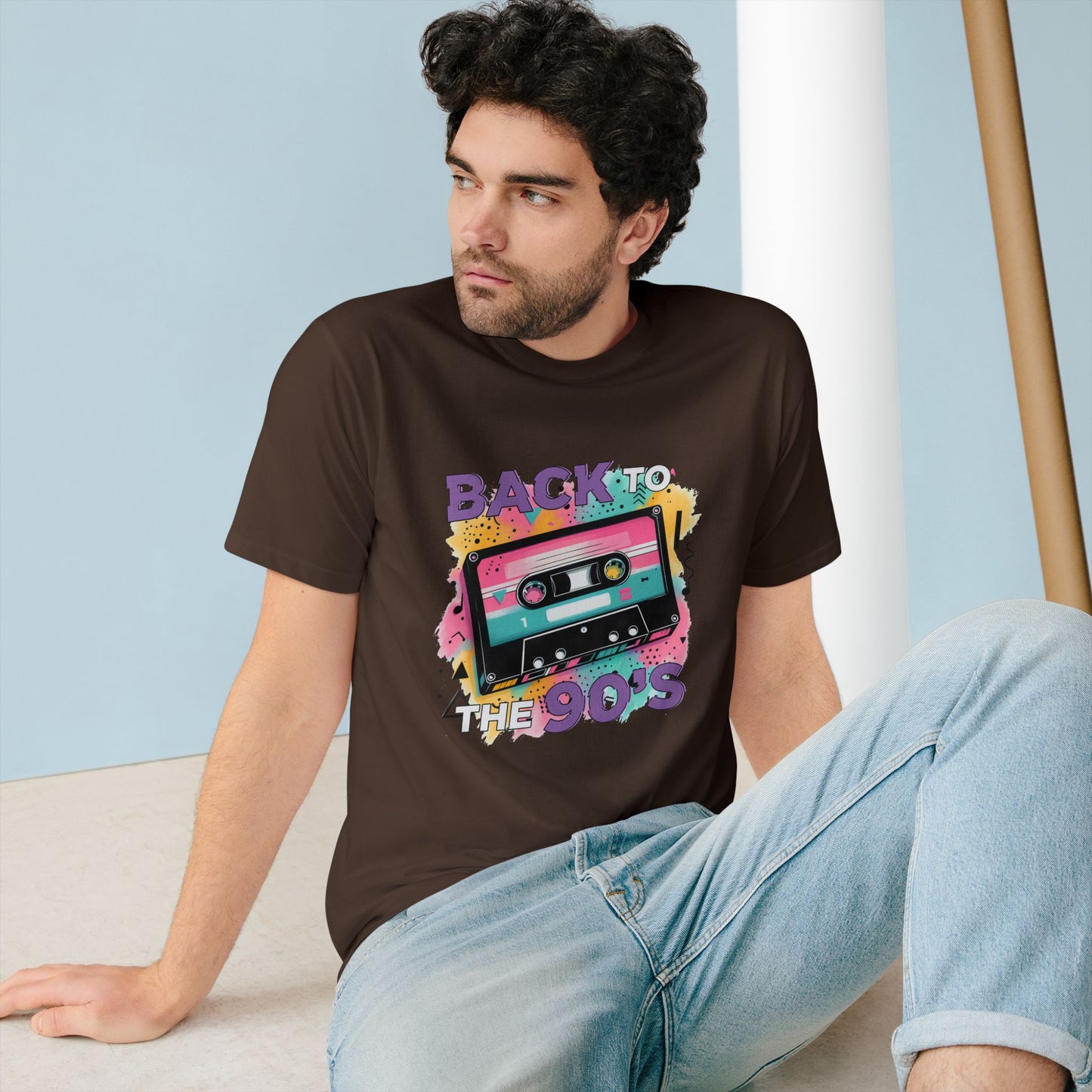 Retro 90's Inspired Organic T-Shirt