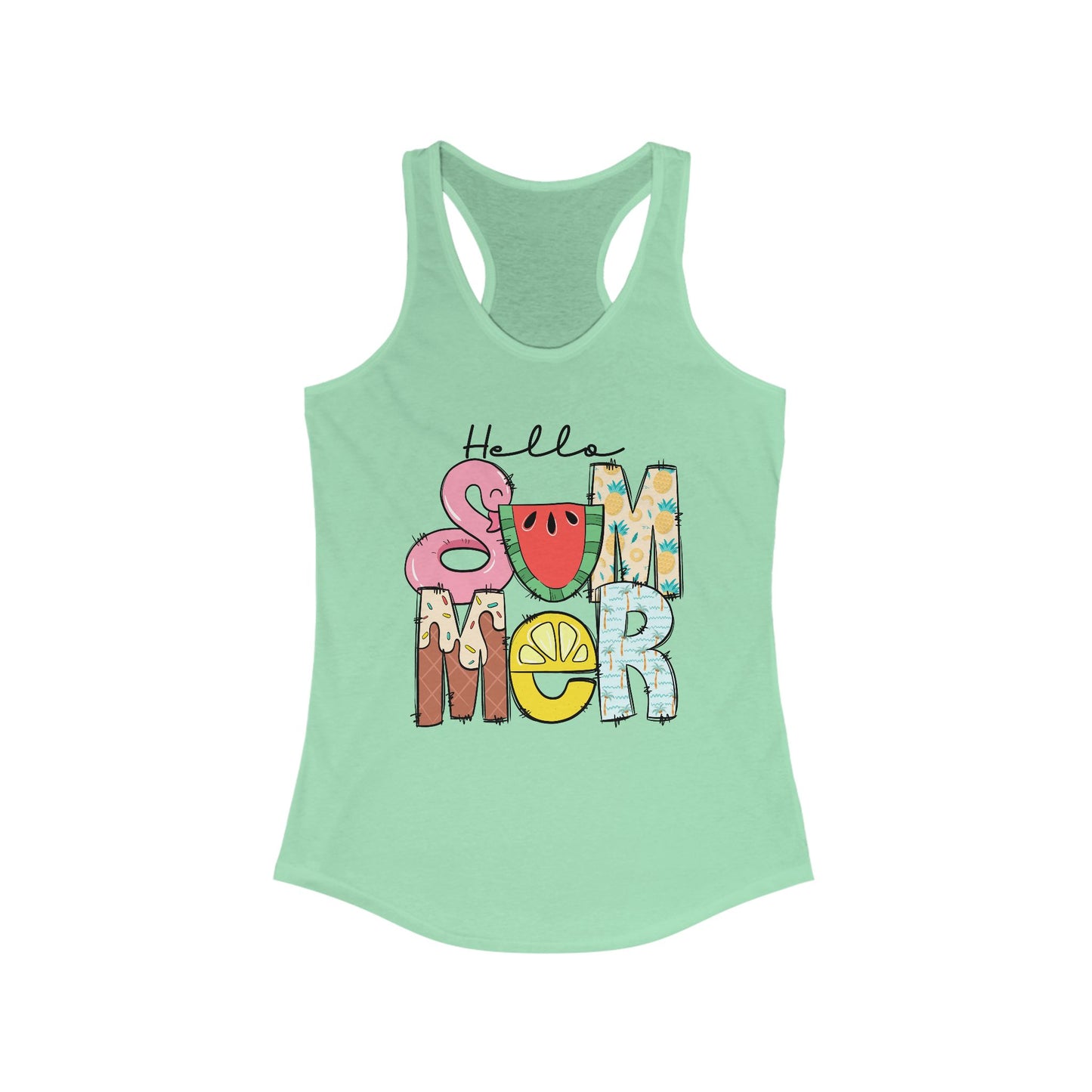 Hello Summer Women's Racerback Tank