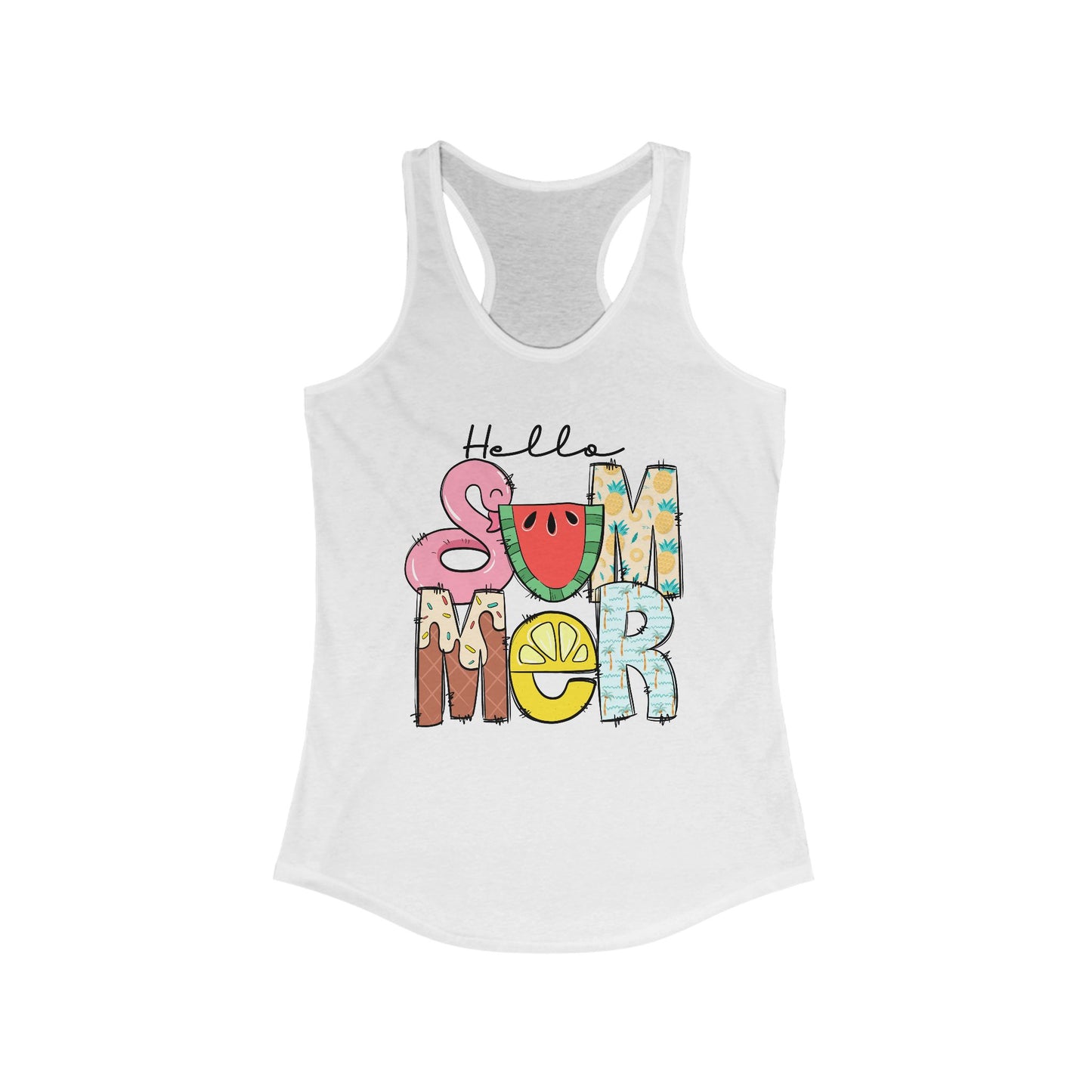 Hello Summer Women's Racerback Tank