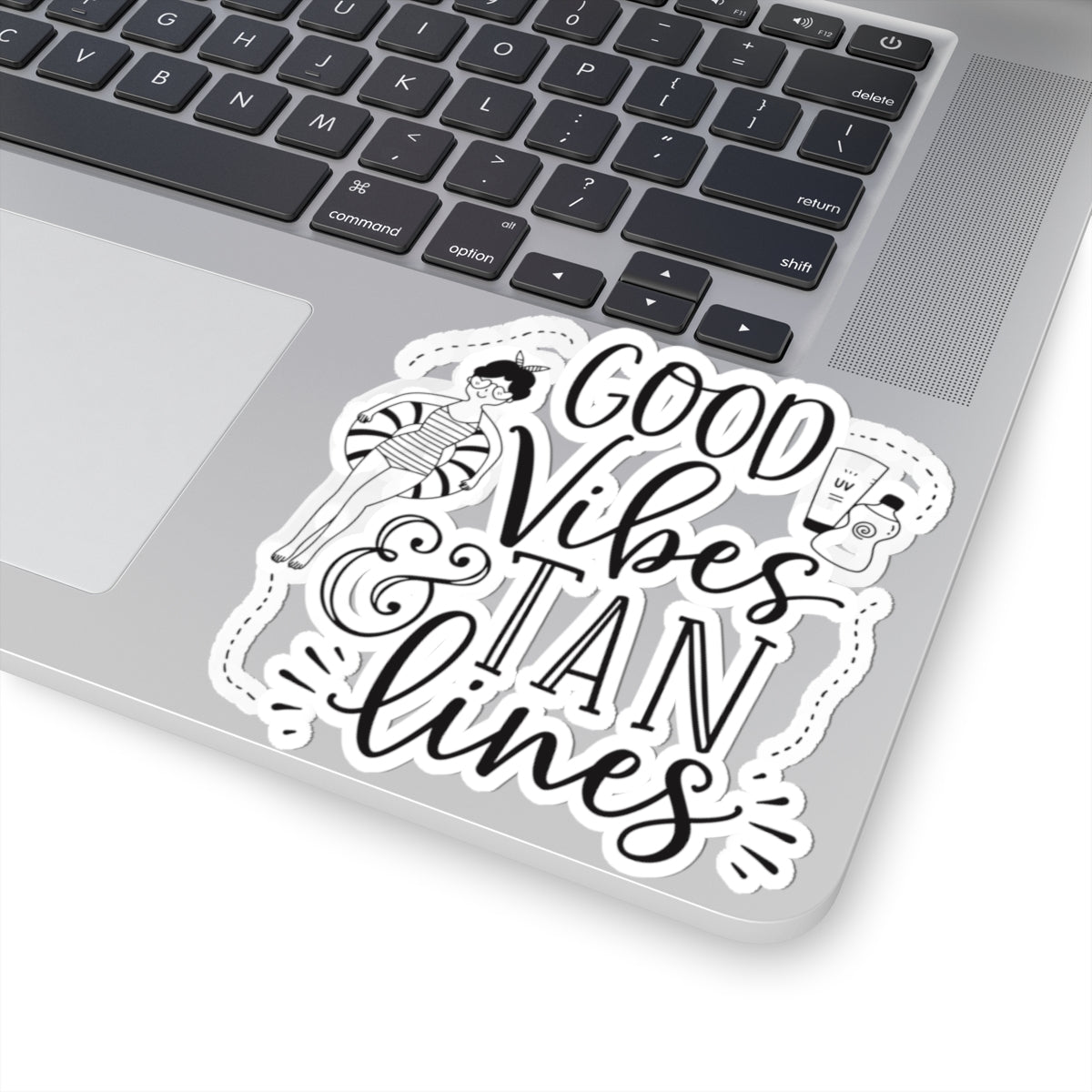 Good Vibes & Tan Lines Kiss-Cut Stickers