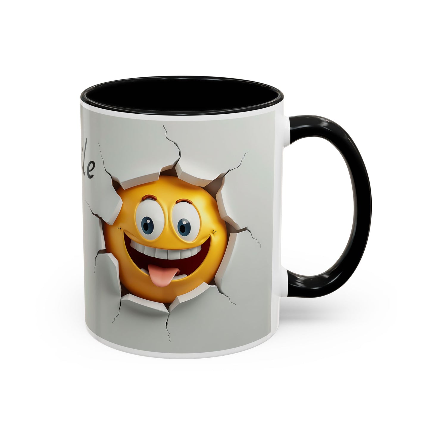 Funny Smile Accent Coffee Mug