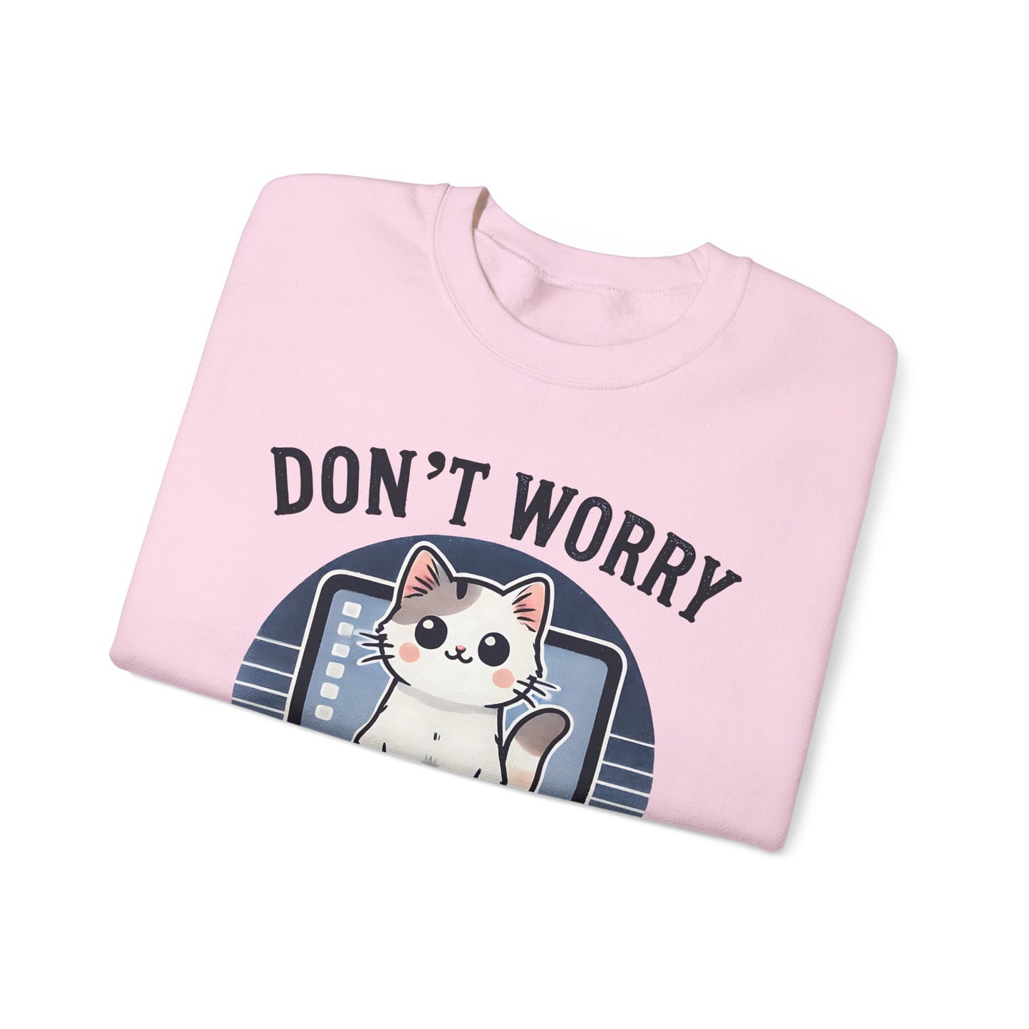 Cat Tech Support Crewneck Sweatshirt