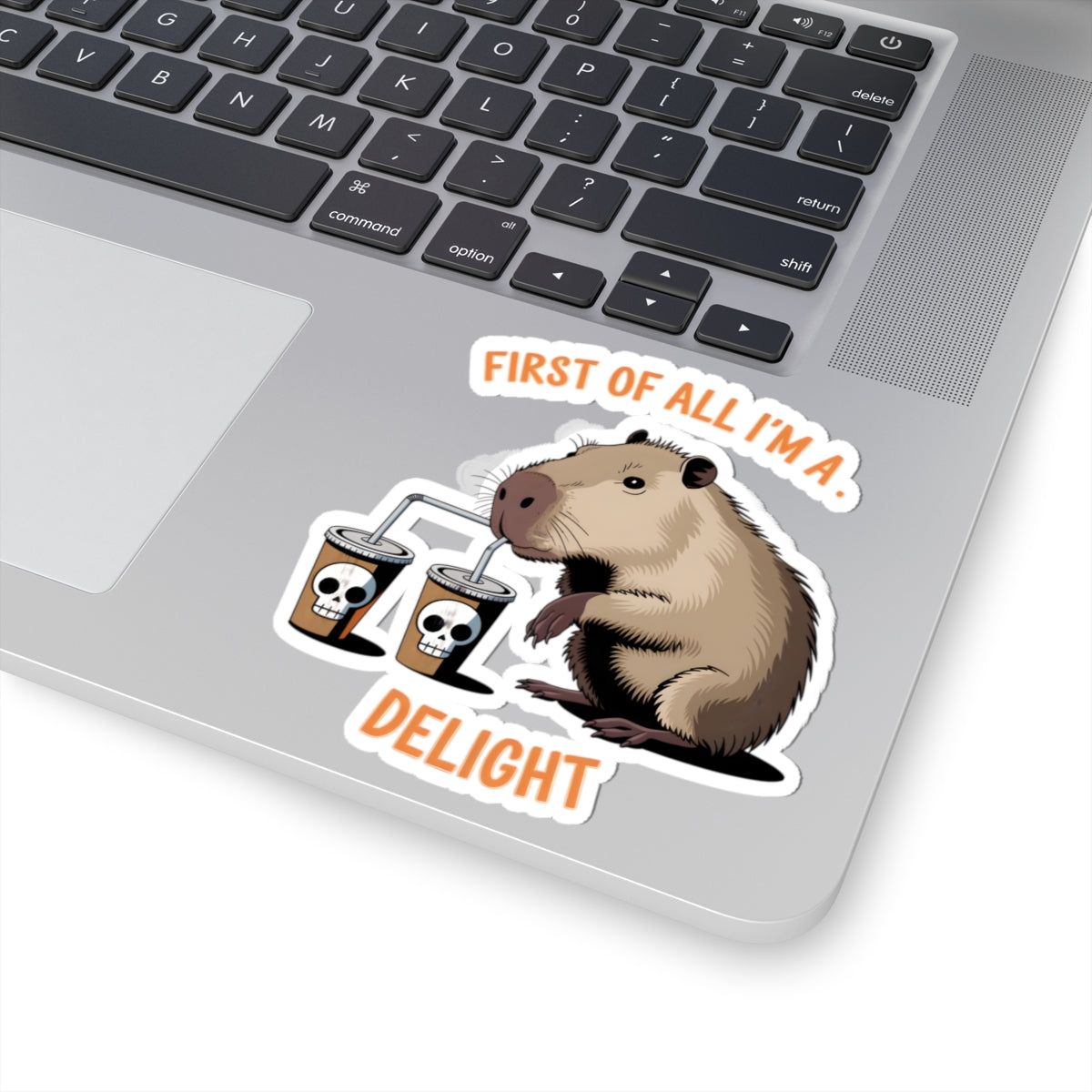 Funny Capybara Kiss-Cut Stickers