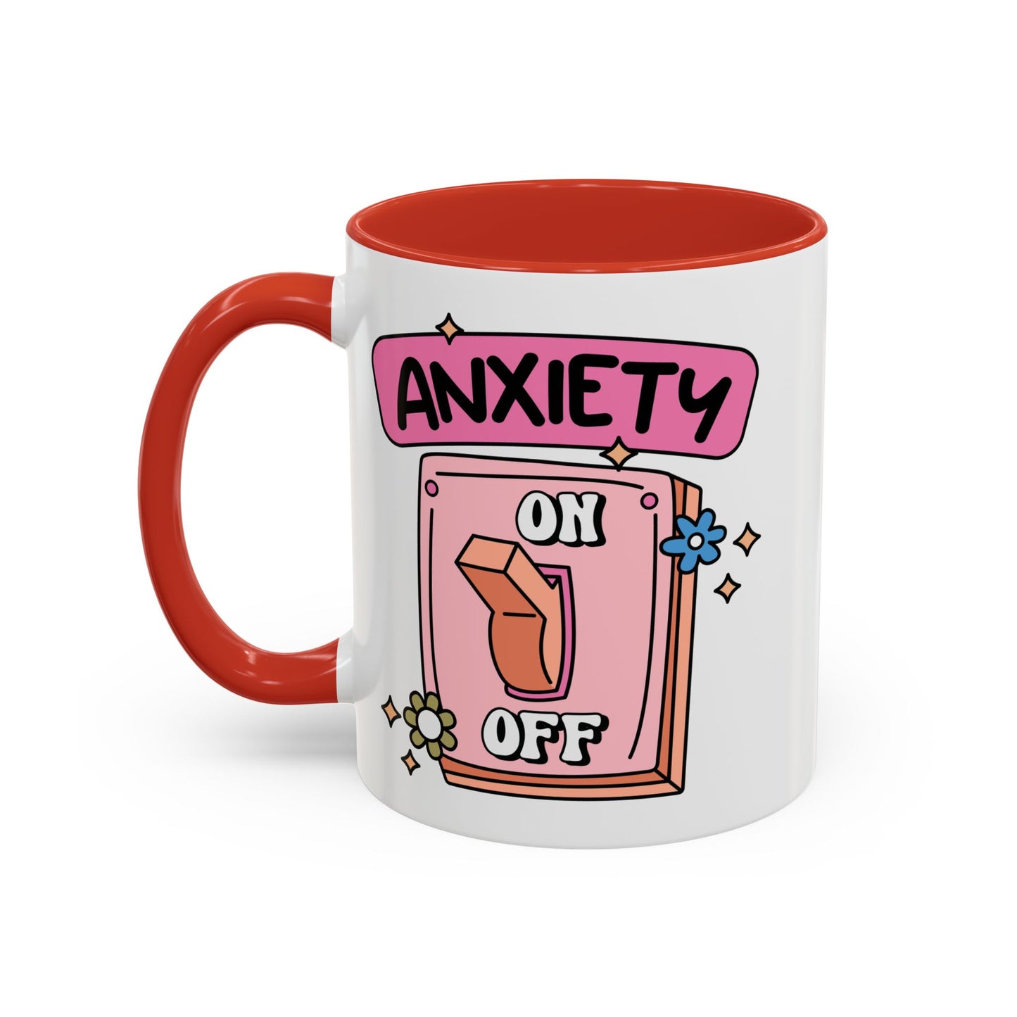 Anxiety On/Off Accent Coffee Mug