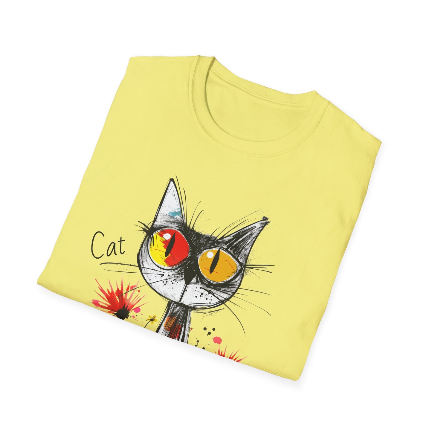 Cat Love Unisex Softstyle T-Shirt
