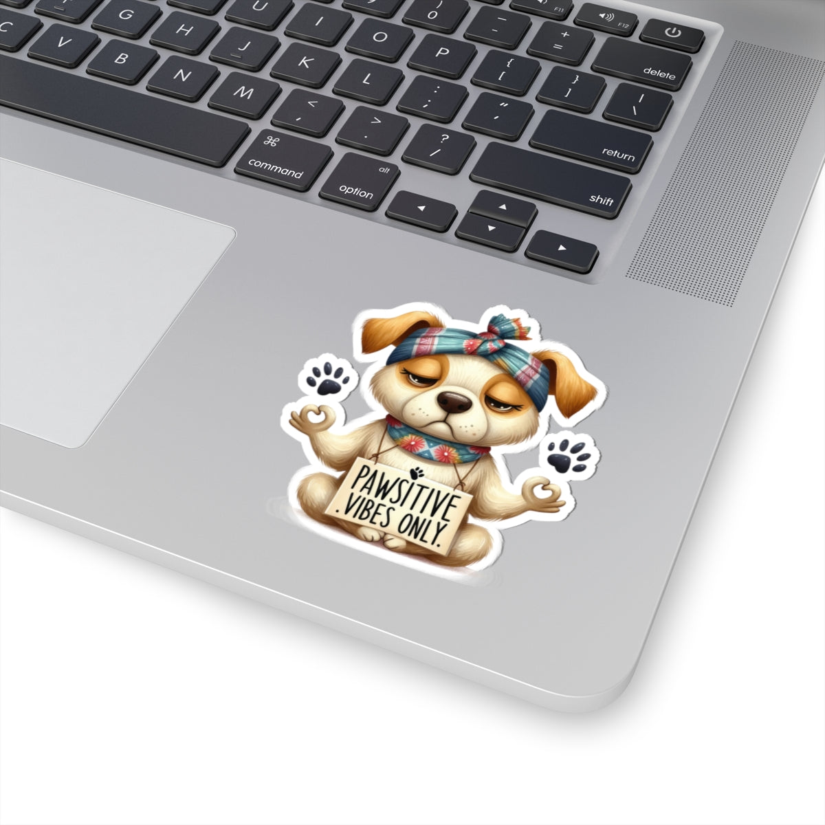 Pawsitive Vibes Only Dog Sticker