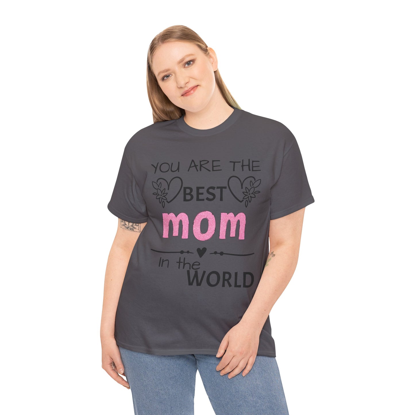 Best Mom Unisex Heavy Cotton Tee