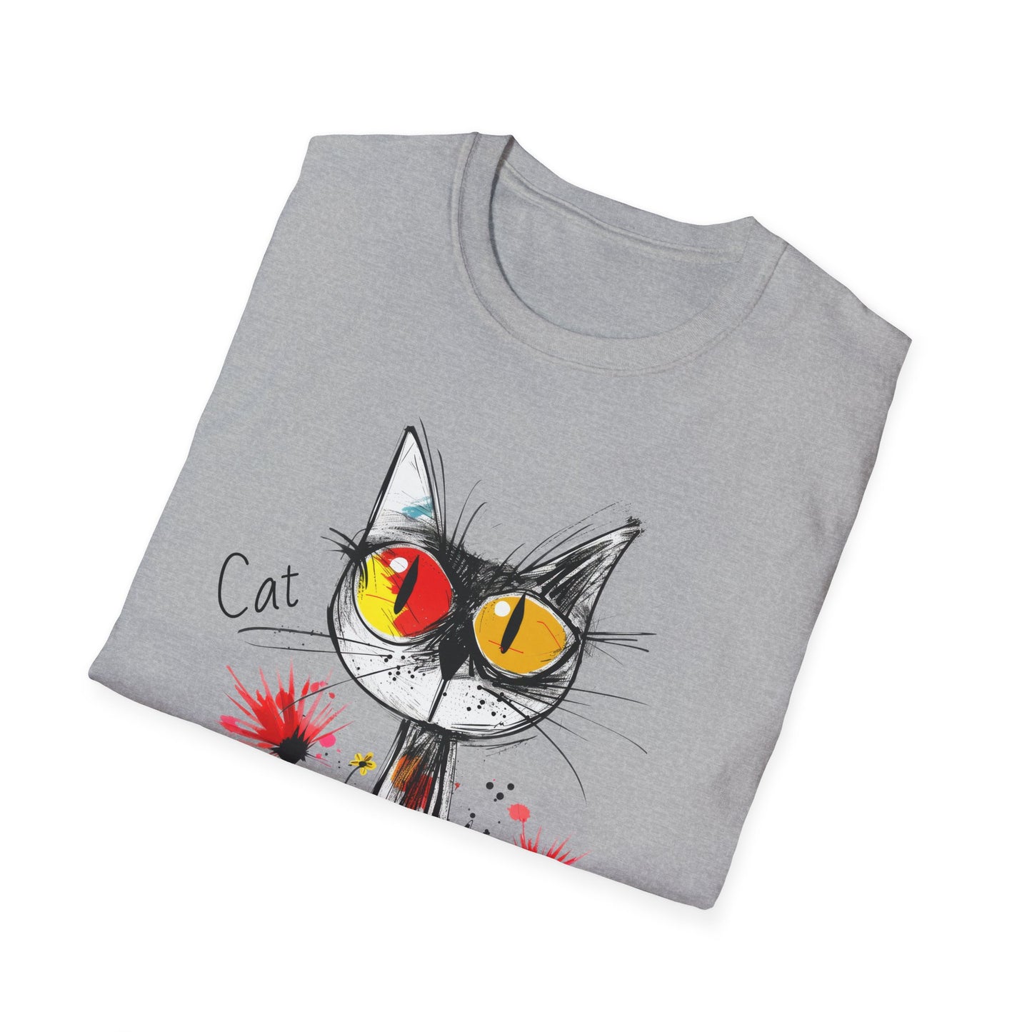 Cat Love Unisex Softstyle T-Shirt