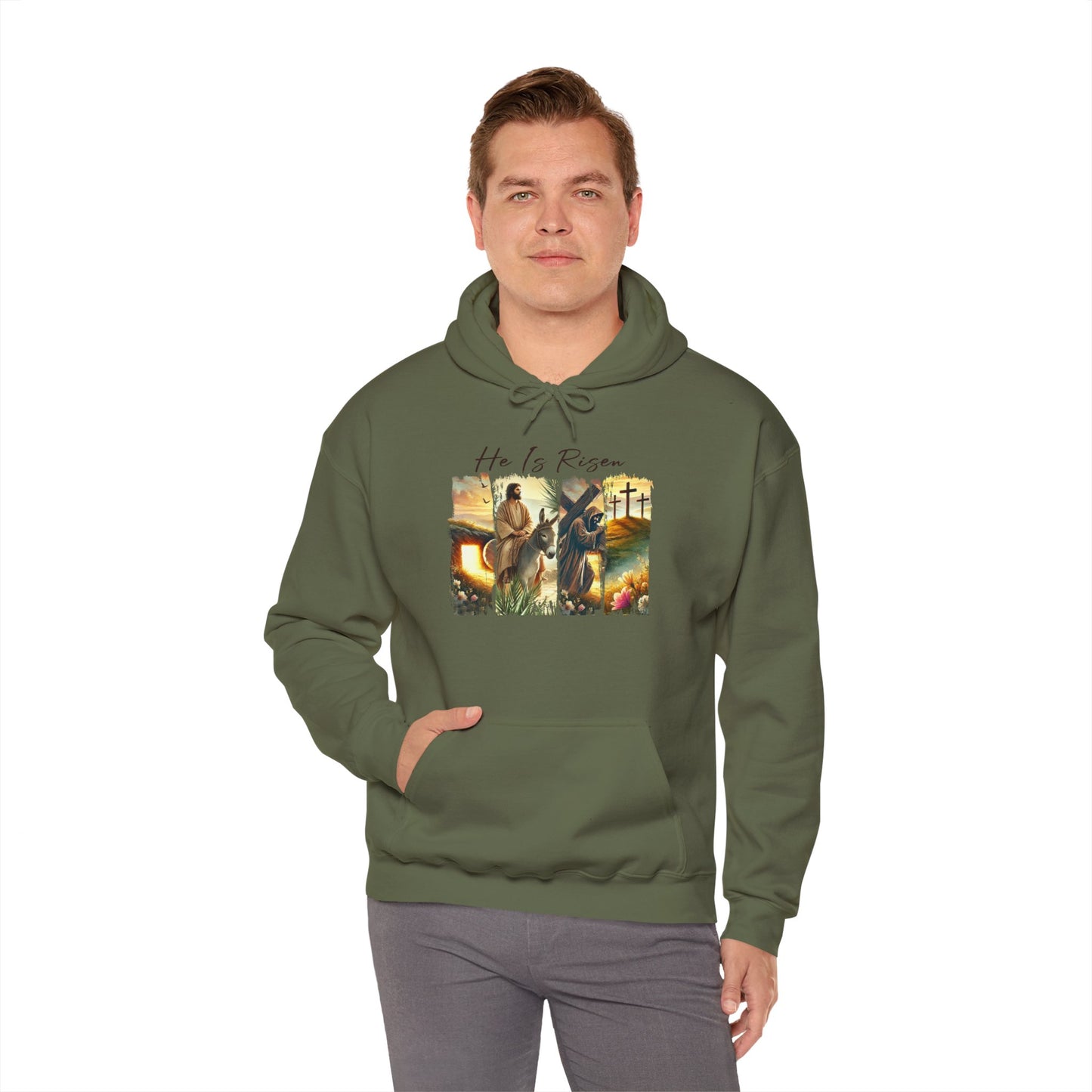 He Is Risen - Heavy Blend Hoodie