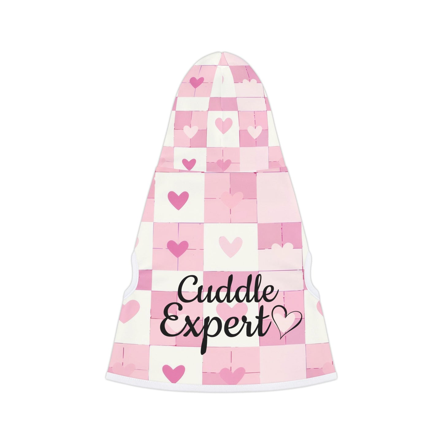 Cute Pink Heart Pet Hoodie