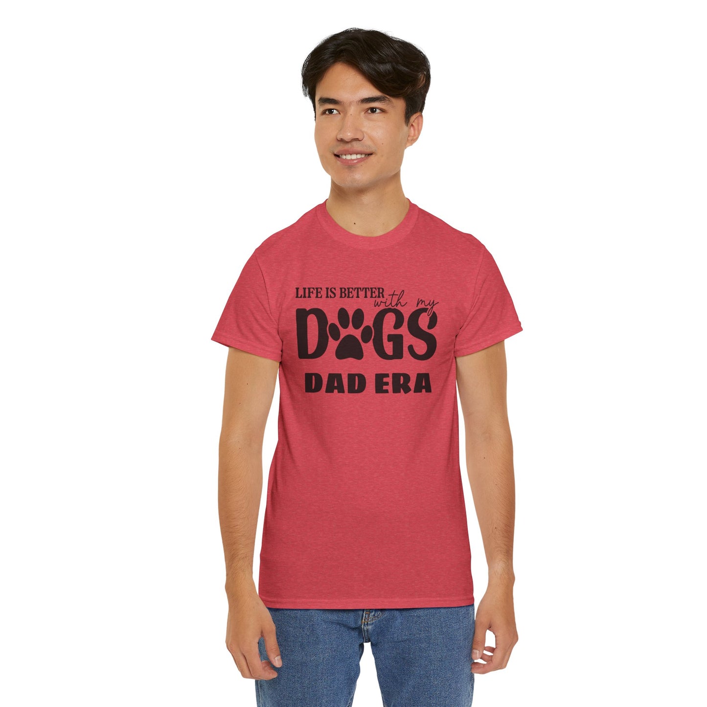 Life is Better with My Dogs Unisex Heavy Cotton Tee