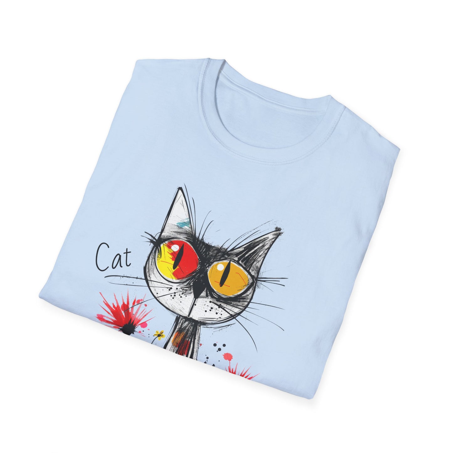Cat Love Unisex Softstyle T-Shirt