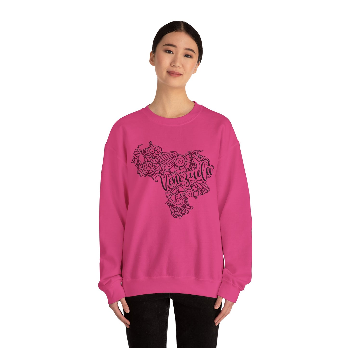 Venezuela Map Crewneck Sweatshirt