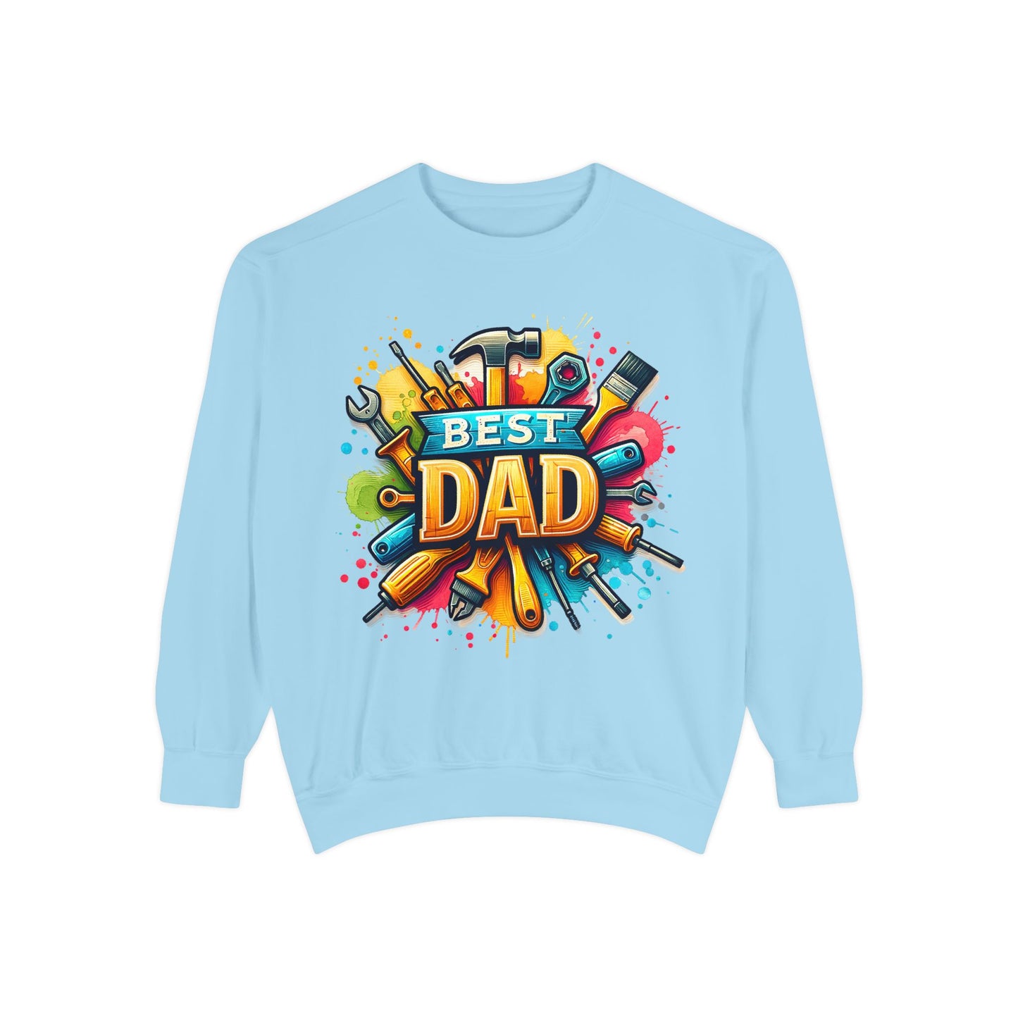 Best Dad Garment-Dyed Sweatshirt