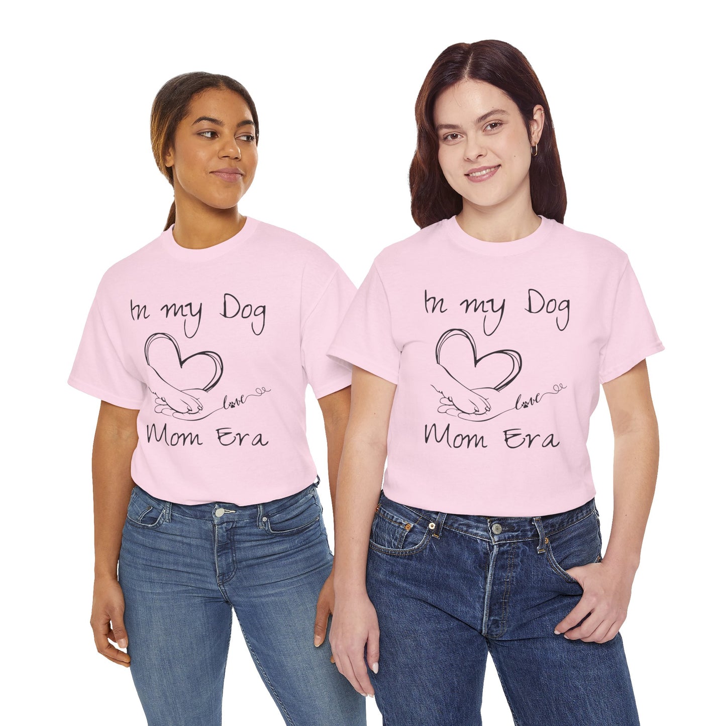 In My Dog Mom Era Unisex Heavy Cotton Tee
