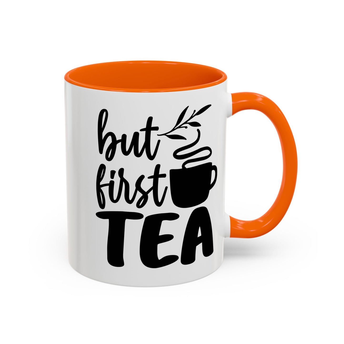 But First Tea Accent Coffee Mug