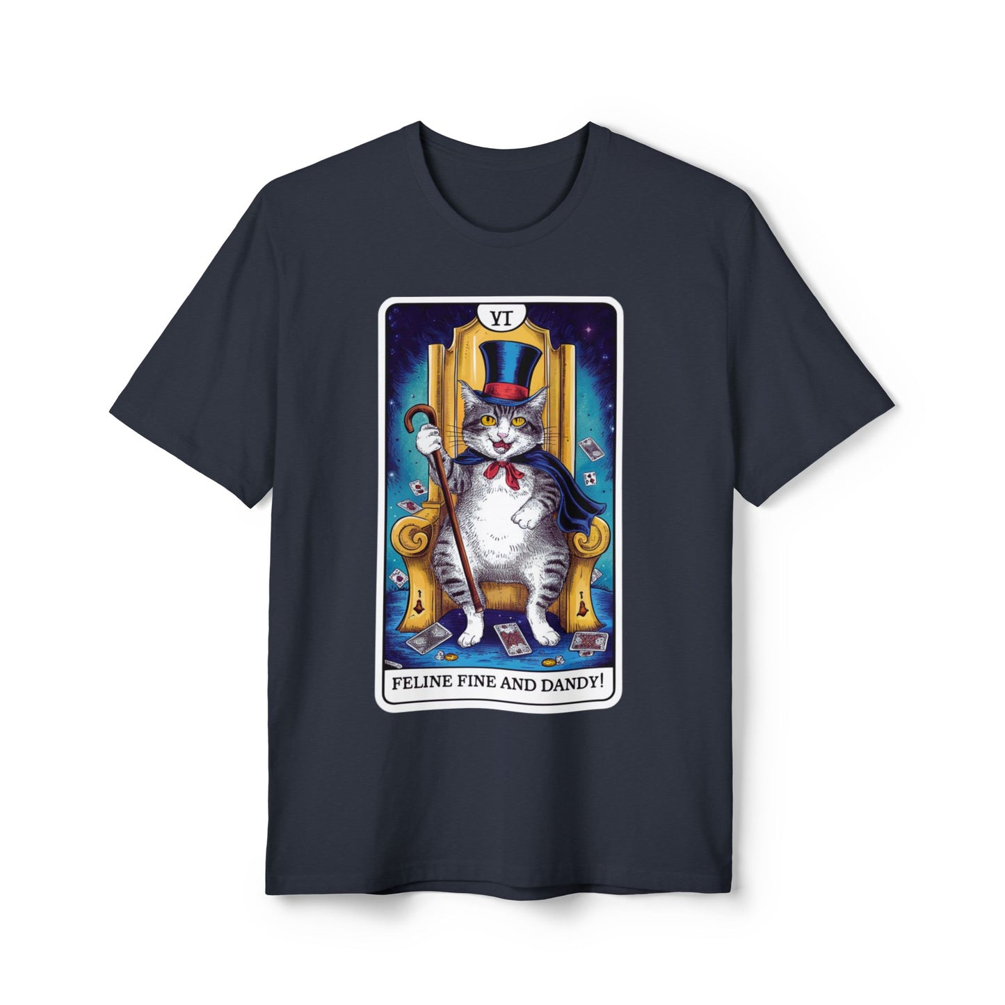 Feline Fine and Dandy Cat T-Shirt