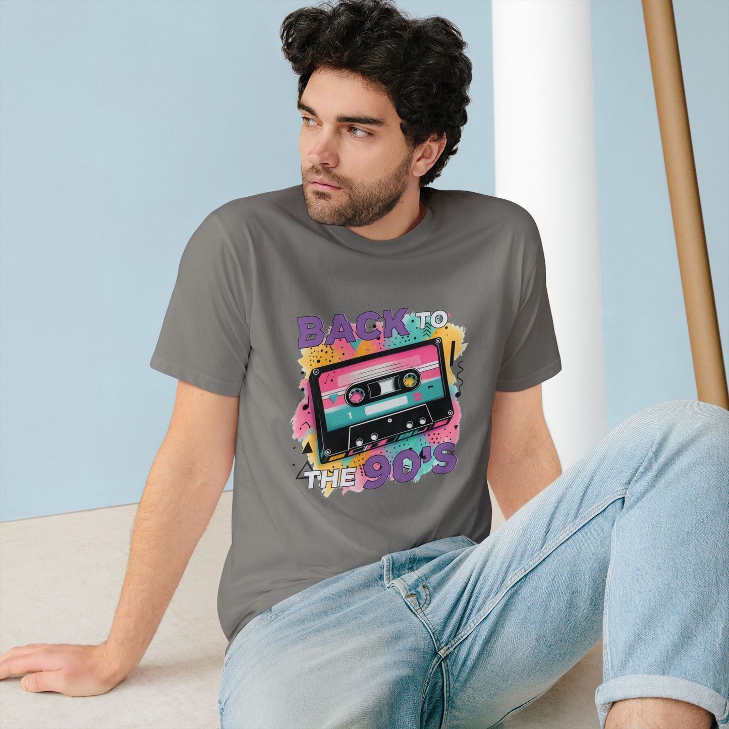 Retro 90's Inspired Organic T-Shirt