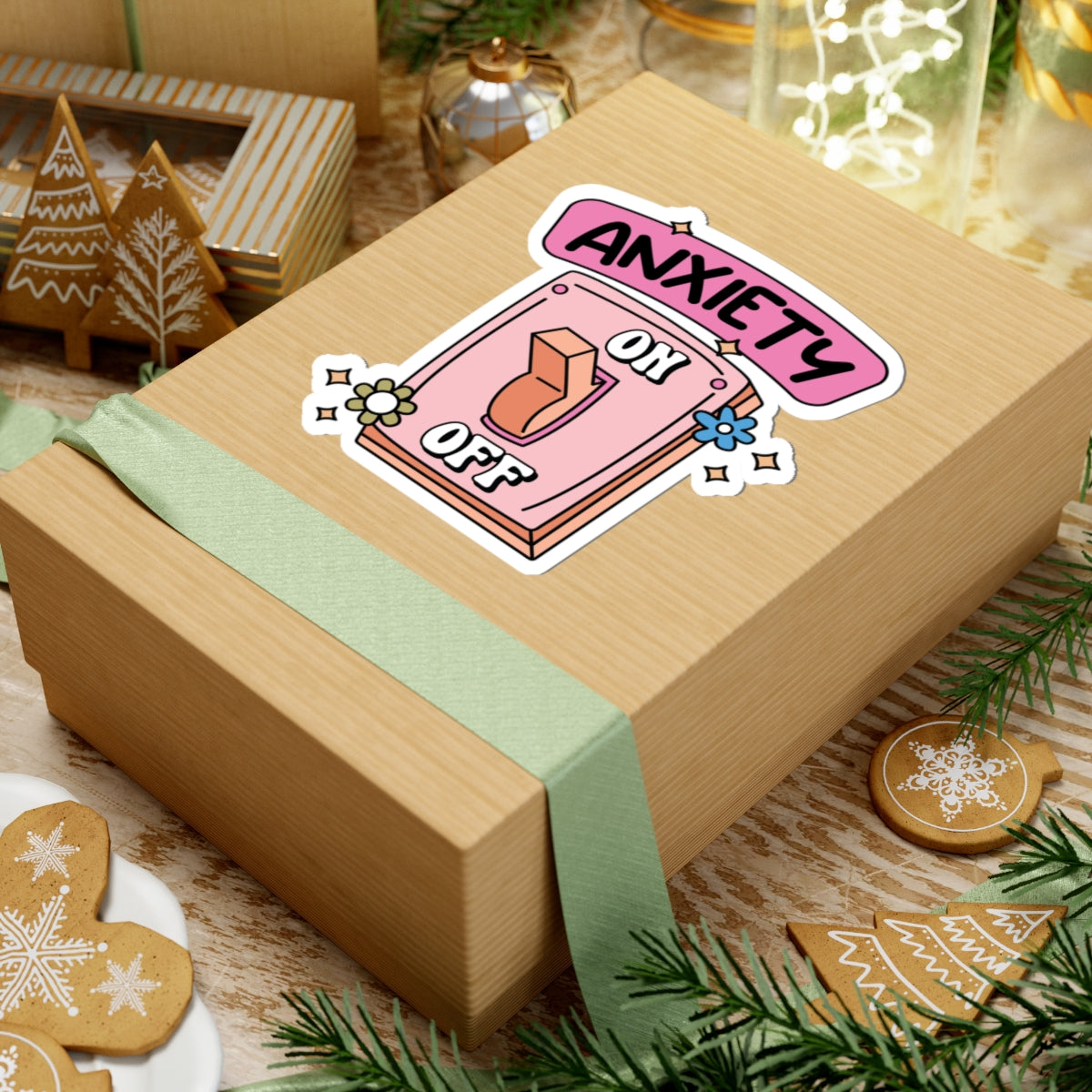 Anxiety Switch Kiss-Cut Stickers
