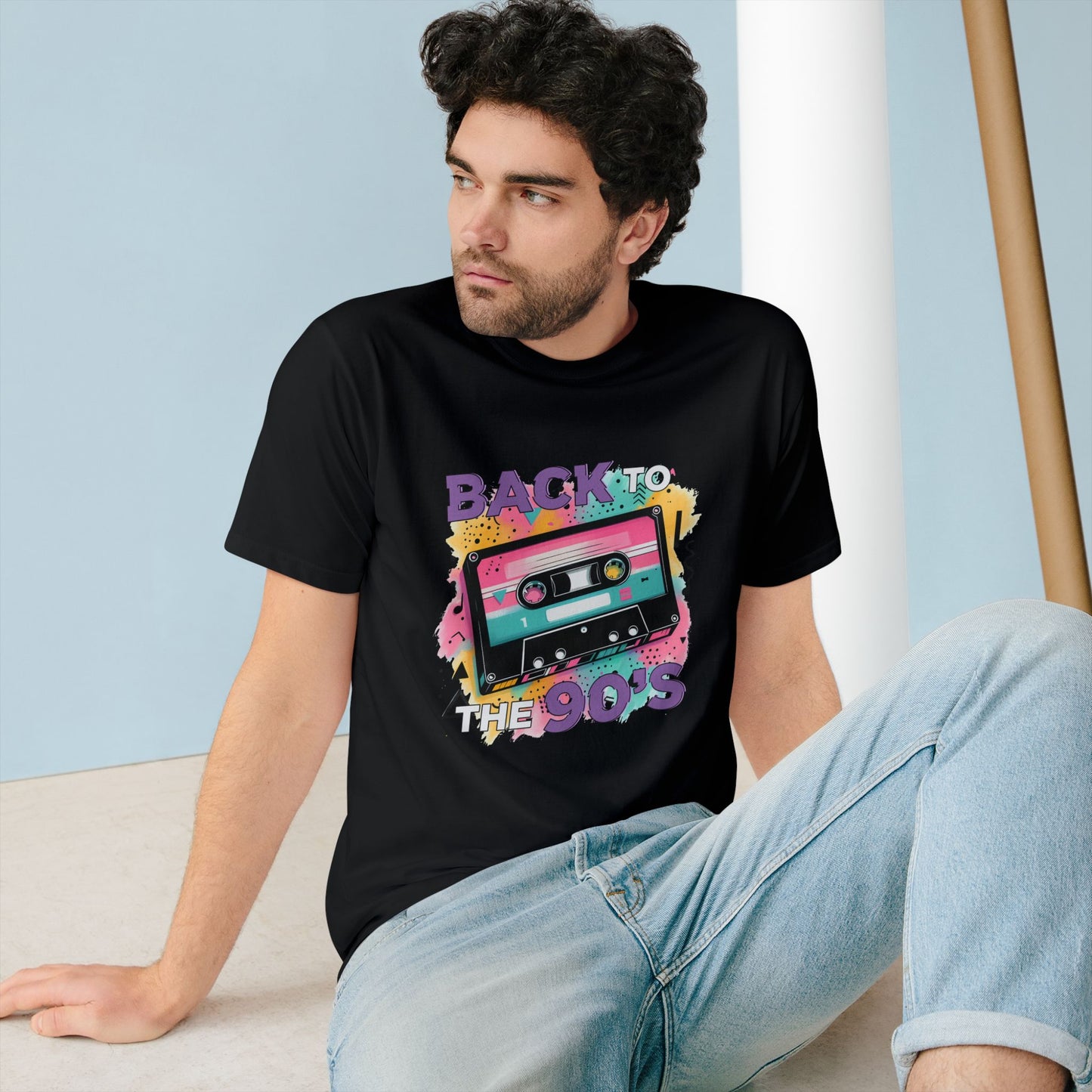 Retro 90's Inspired Organic T-Shirt