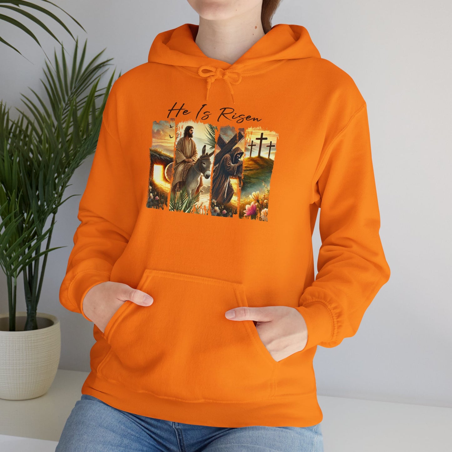 He Is Risen - Heavy Blend Hoodie