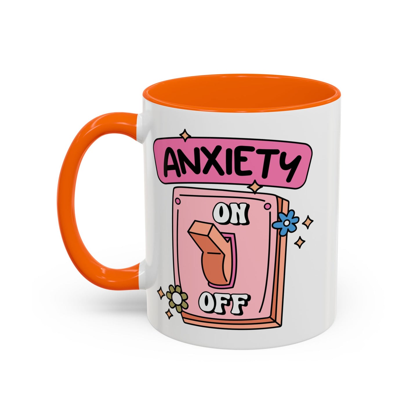 Anxiety On/Off Accent Coffee Mug