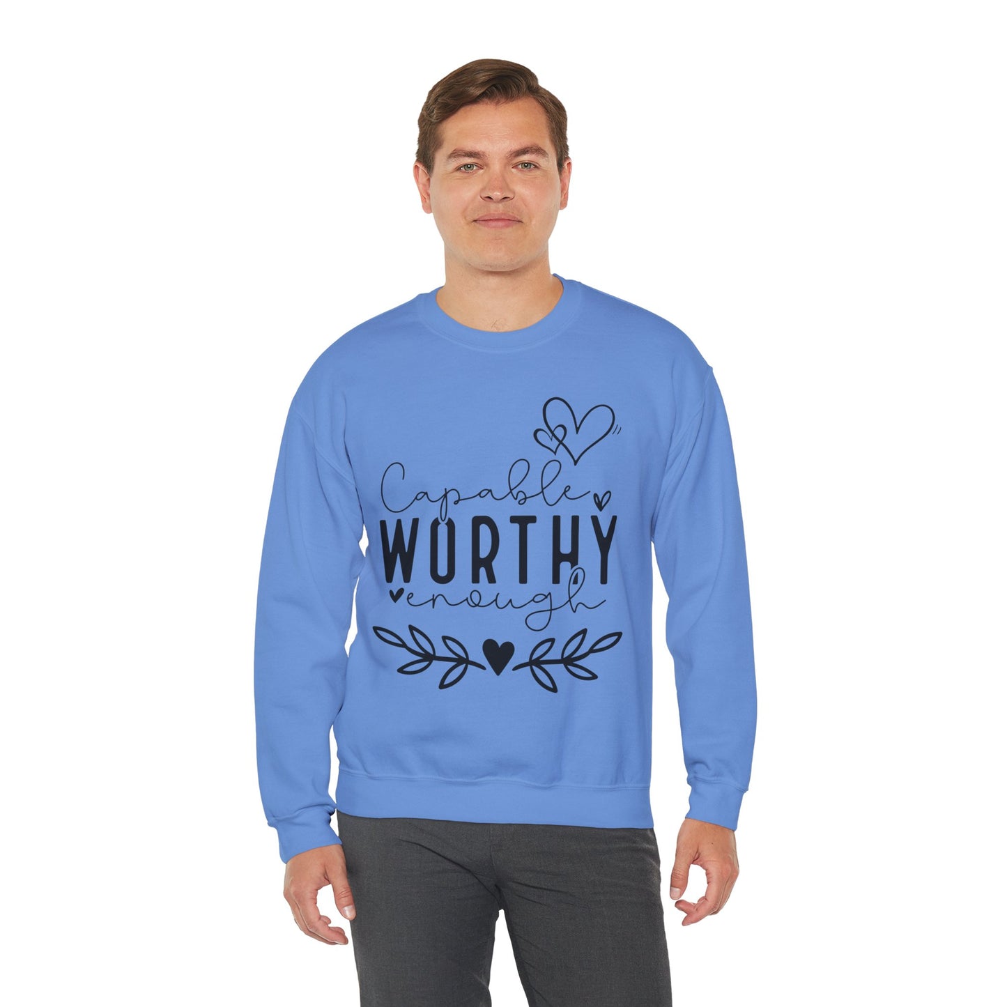 Capable & Worthy Unisex Crewneck Sweatshirt