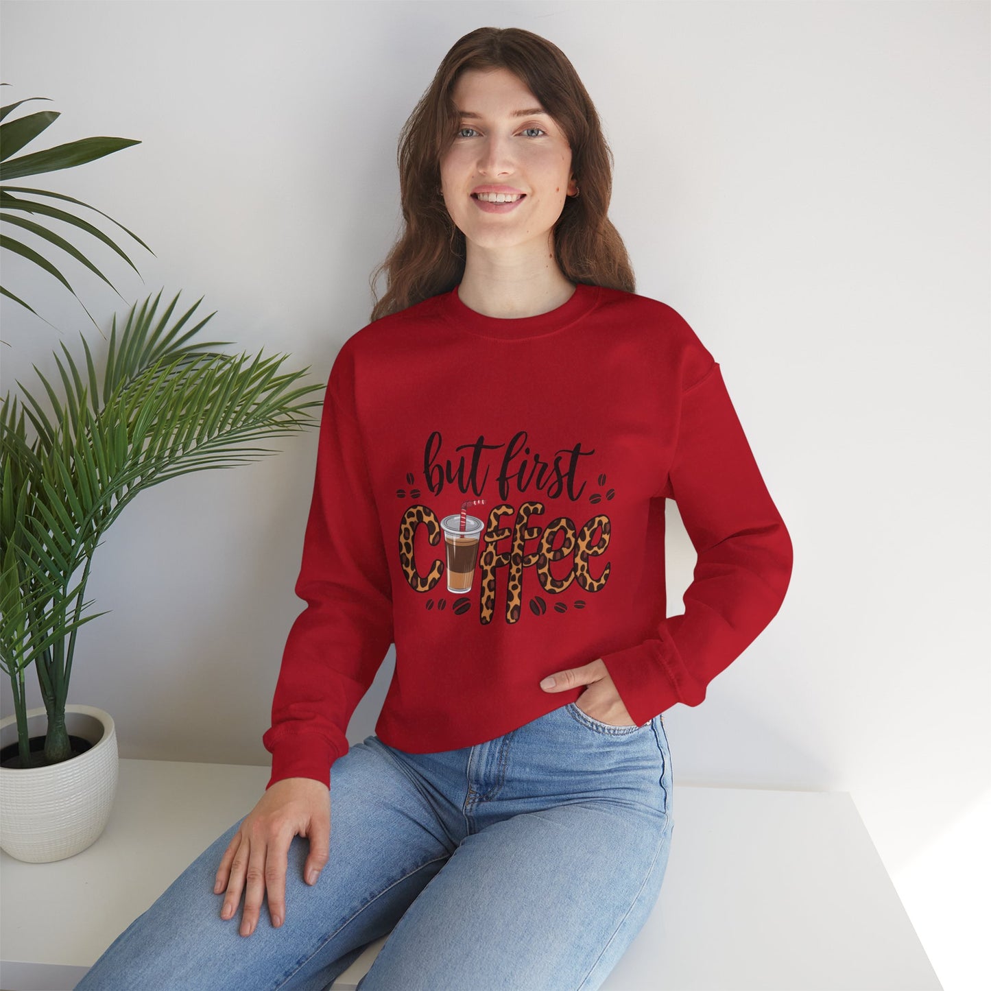But First Coffee Crewneck Sweatshirt
