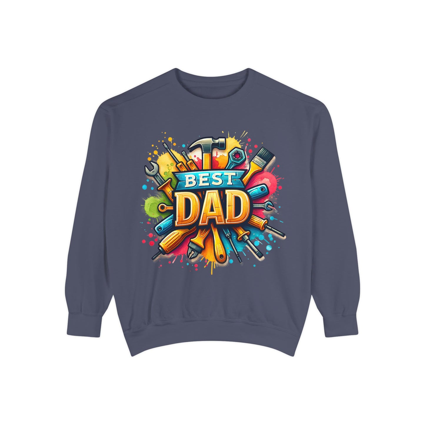 Best Dad Garment-Dyed Sweatshirt