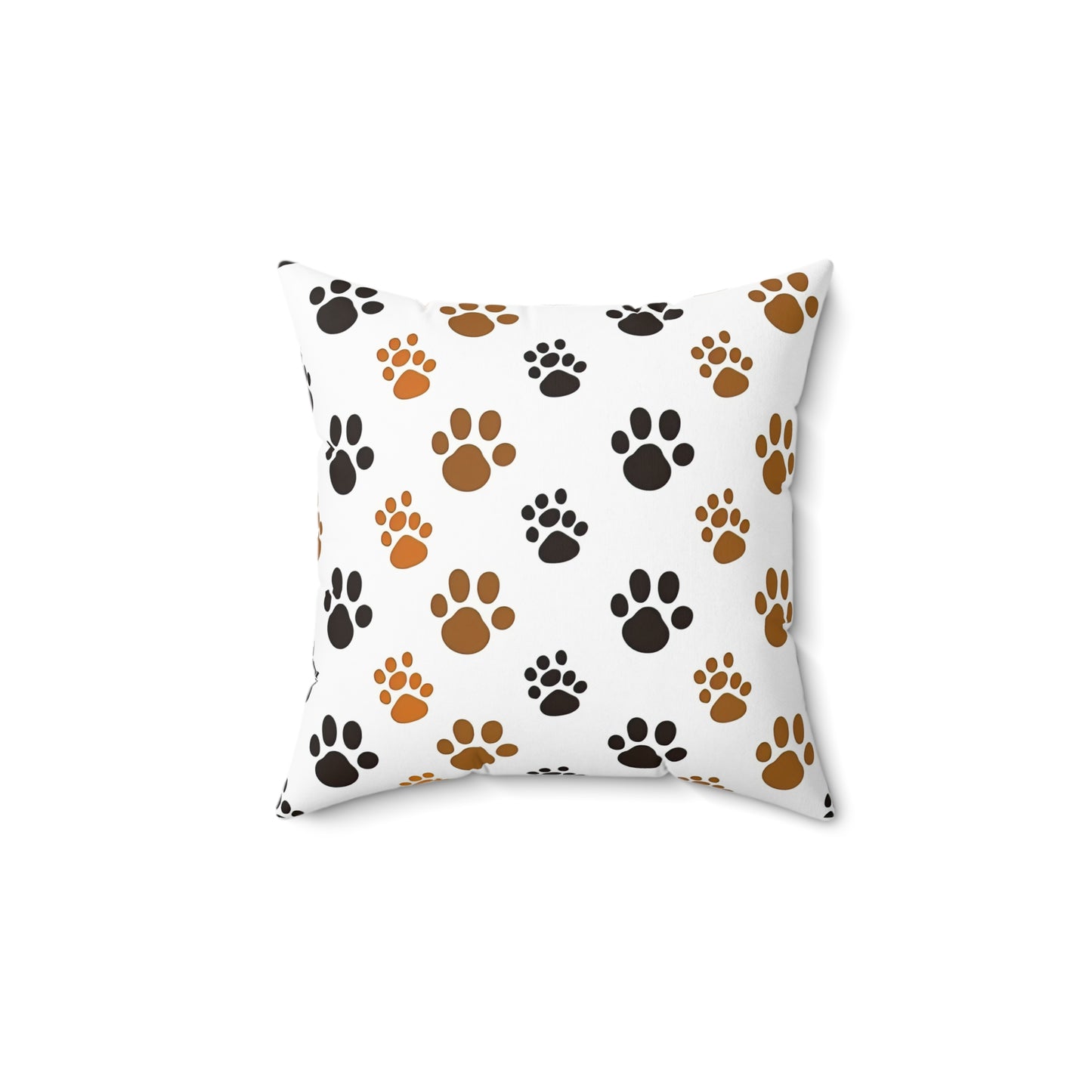 Cute Chihuahua & Paw Print Design Pillow