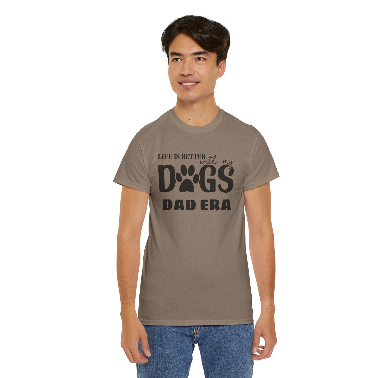 Life is Better with My Dogs Unisex Heavy Cotton Tee