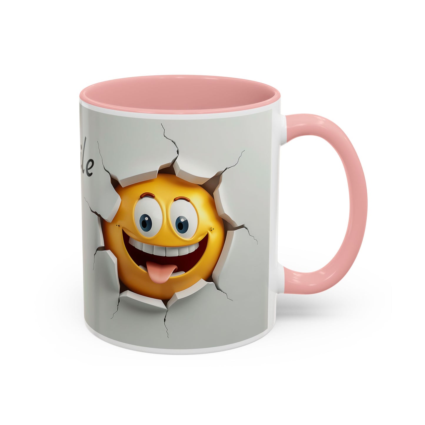 Funny Smile Accent Coffee Mug
