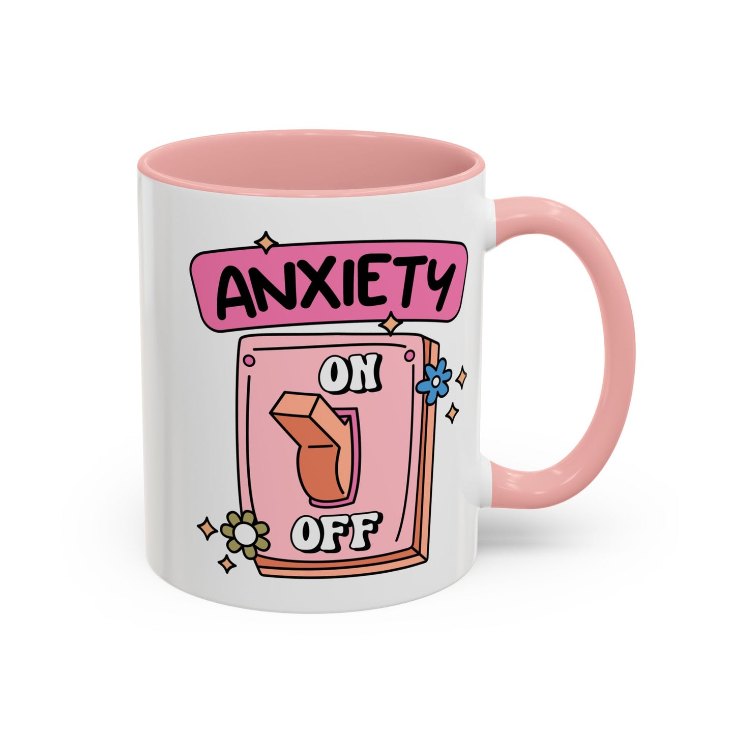 Anxiety On/Off Accent Coffee Mug