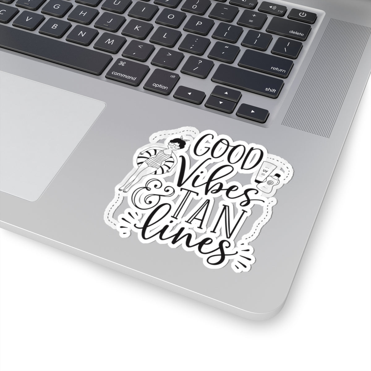 Good Vibes & Tan Lines Kiss-Cut Stickers